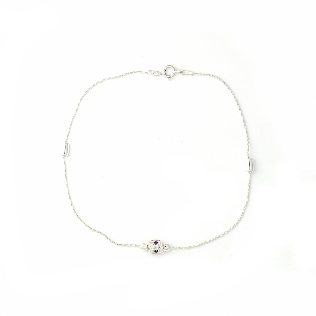 925 Sterling Silver Anklet Pair – Minimalist Foot Chain Jewelry