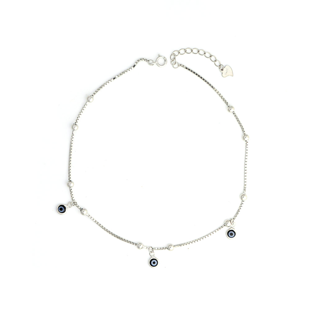 925 Sterling Silver Anklet Pair Dainty Silver Chain for Women | Gift For Her | Minimal Silver Anklet