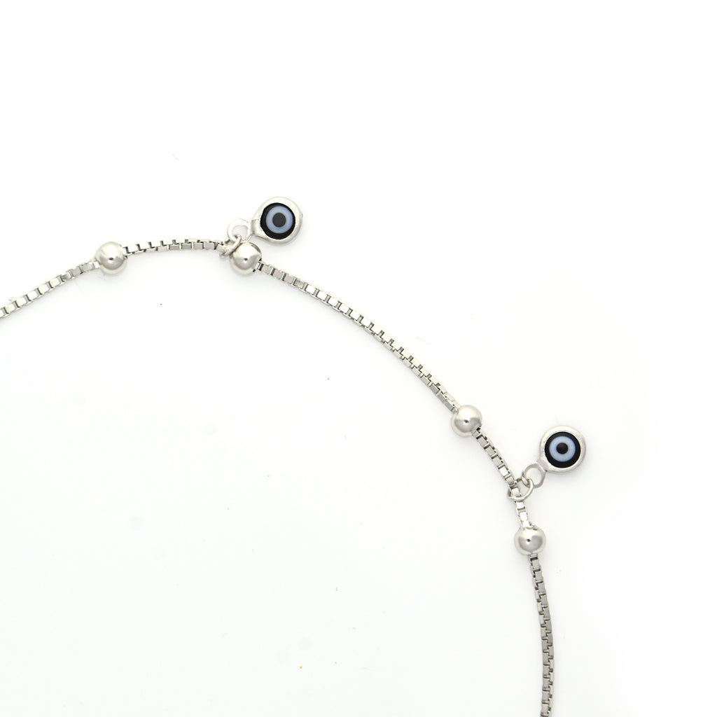 925 Sterling Silver Anklet Pair Dainty Silver Chain for Women | Gift For Her | Minimal Silver Anklet