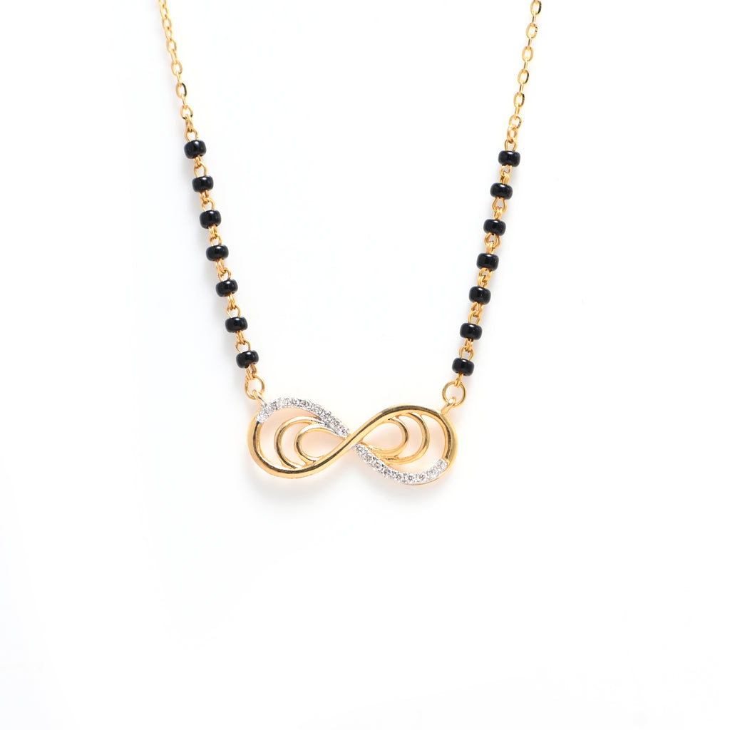 18KT Gold Diamond Mangalsutra – Bridal & Fashion Jewelry, Women’s Necklace