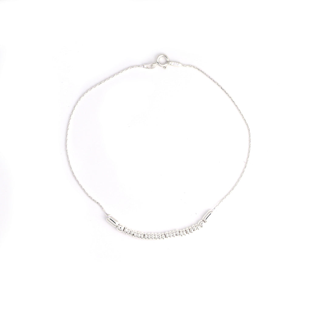 Elegant 925 Silver Anklet – Adjustable Dainty Anklet