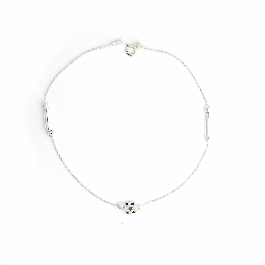 Minimal 925 Silver Anklet – Lightweight Daily Jewelry
