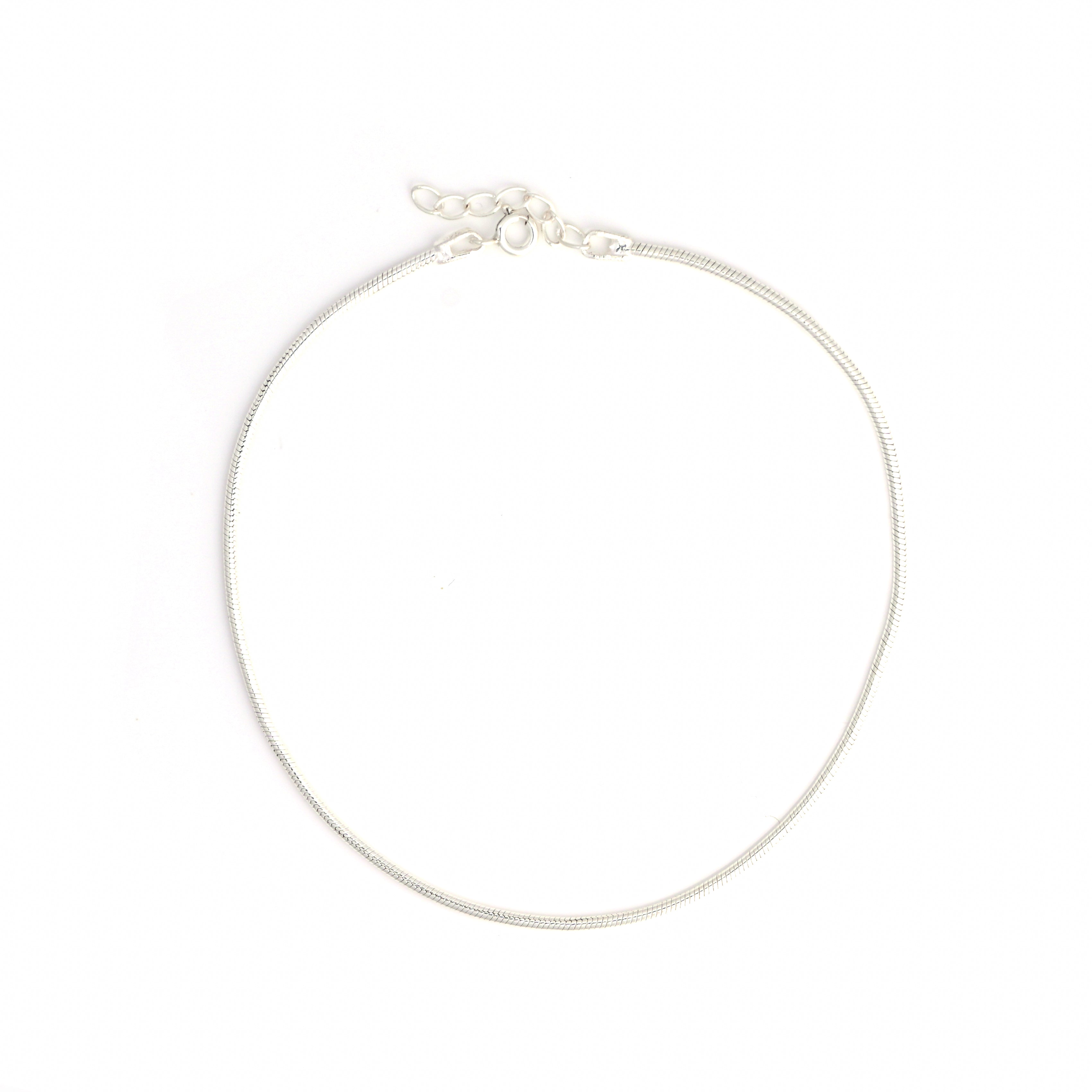 Vintage 925 Sterling Silver Anklet For Women