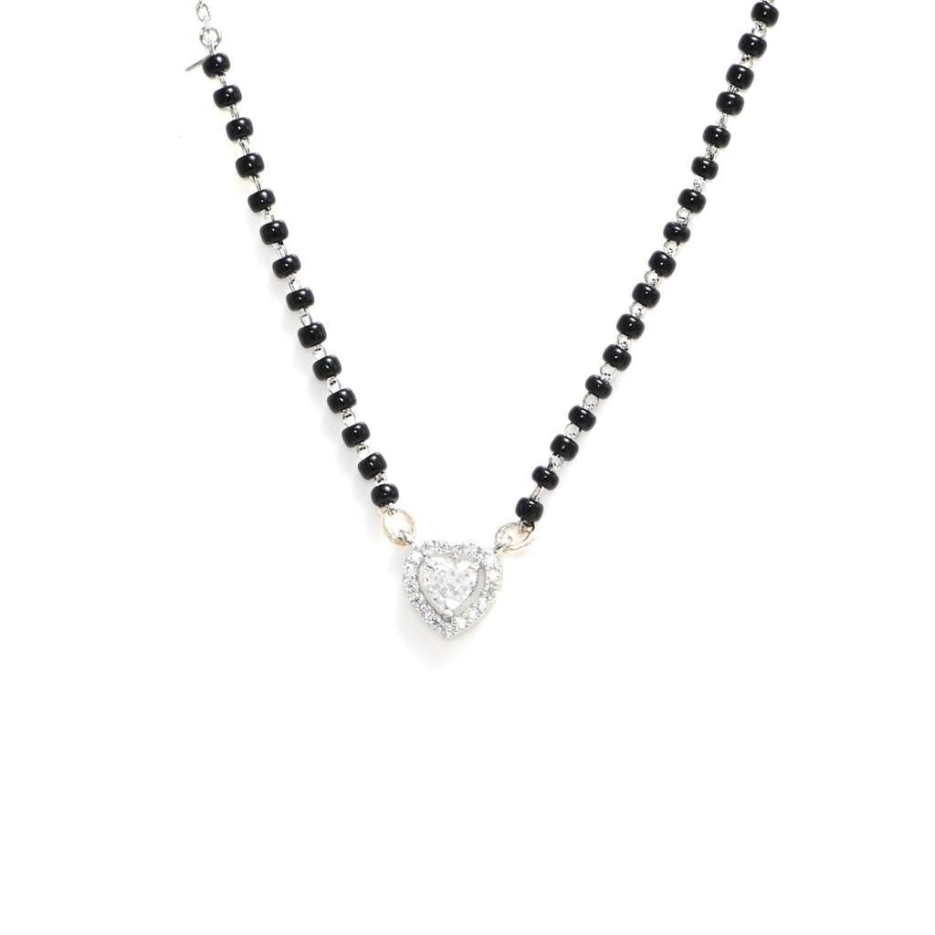Classic Tradition 925 Silver CZ Mangalsutra