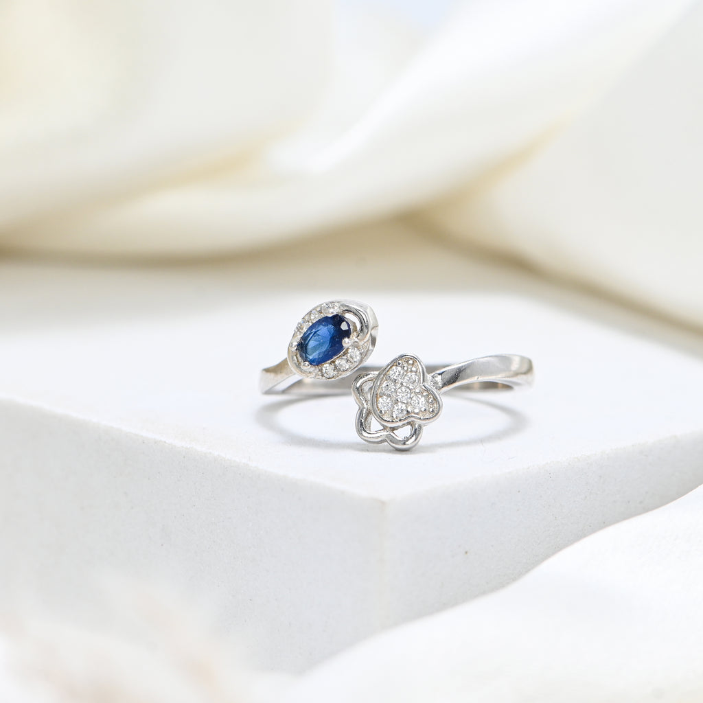 925 Sterling Silver Cubic Zirconia Ring Round Cut CZ Sparkle Women Jewelry