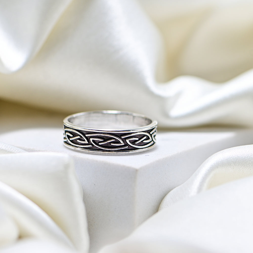 Men’s Sterling Silver Ring, Antique Turkish Finish