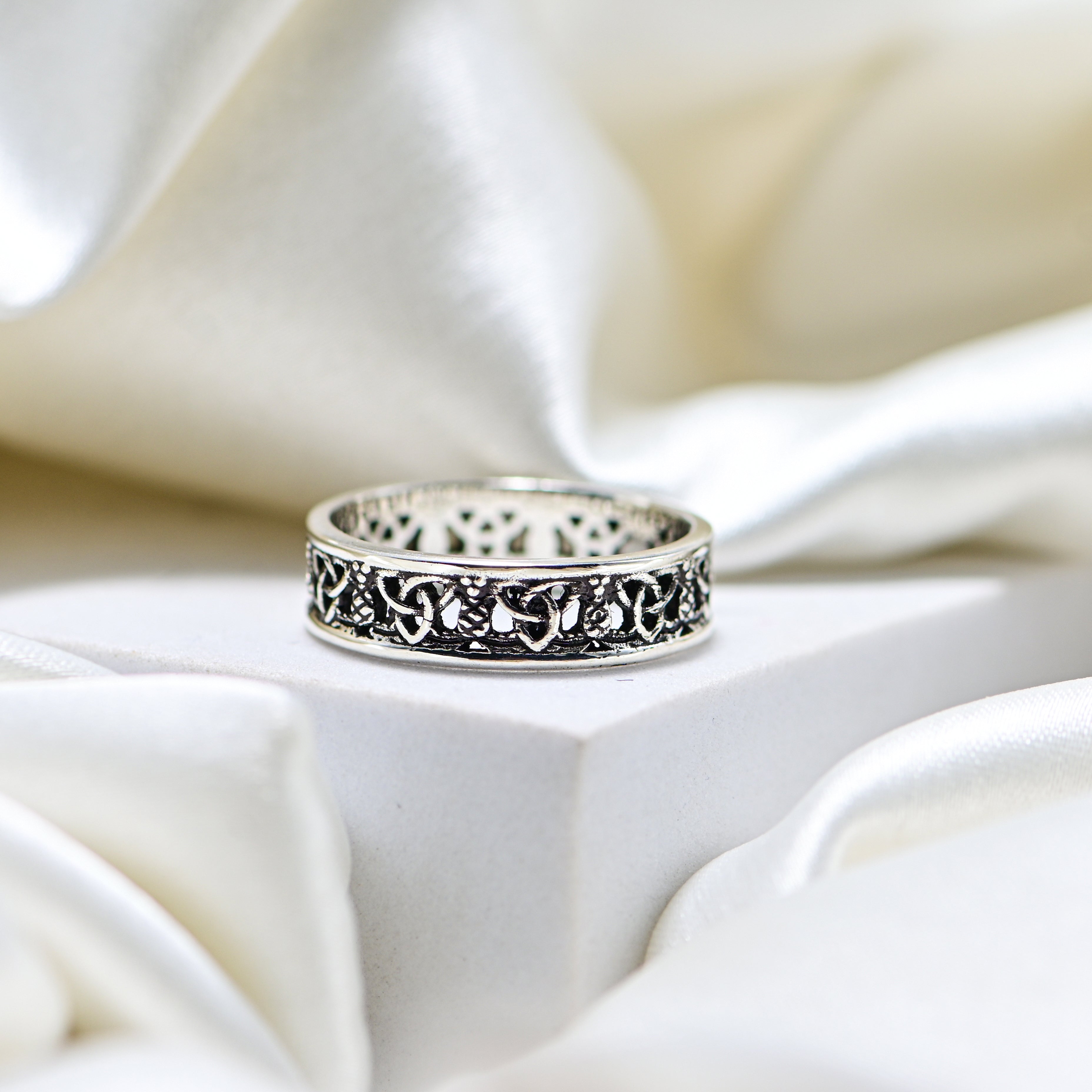 Men’s Turkish Silver Ring, 925 Vintage Band