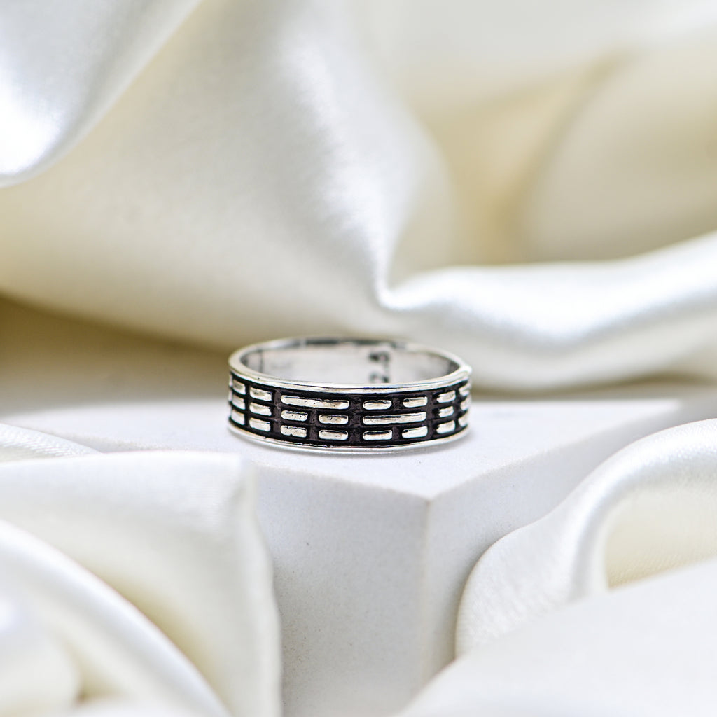 Men’s 925 Silver Antique Finish Ring