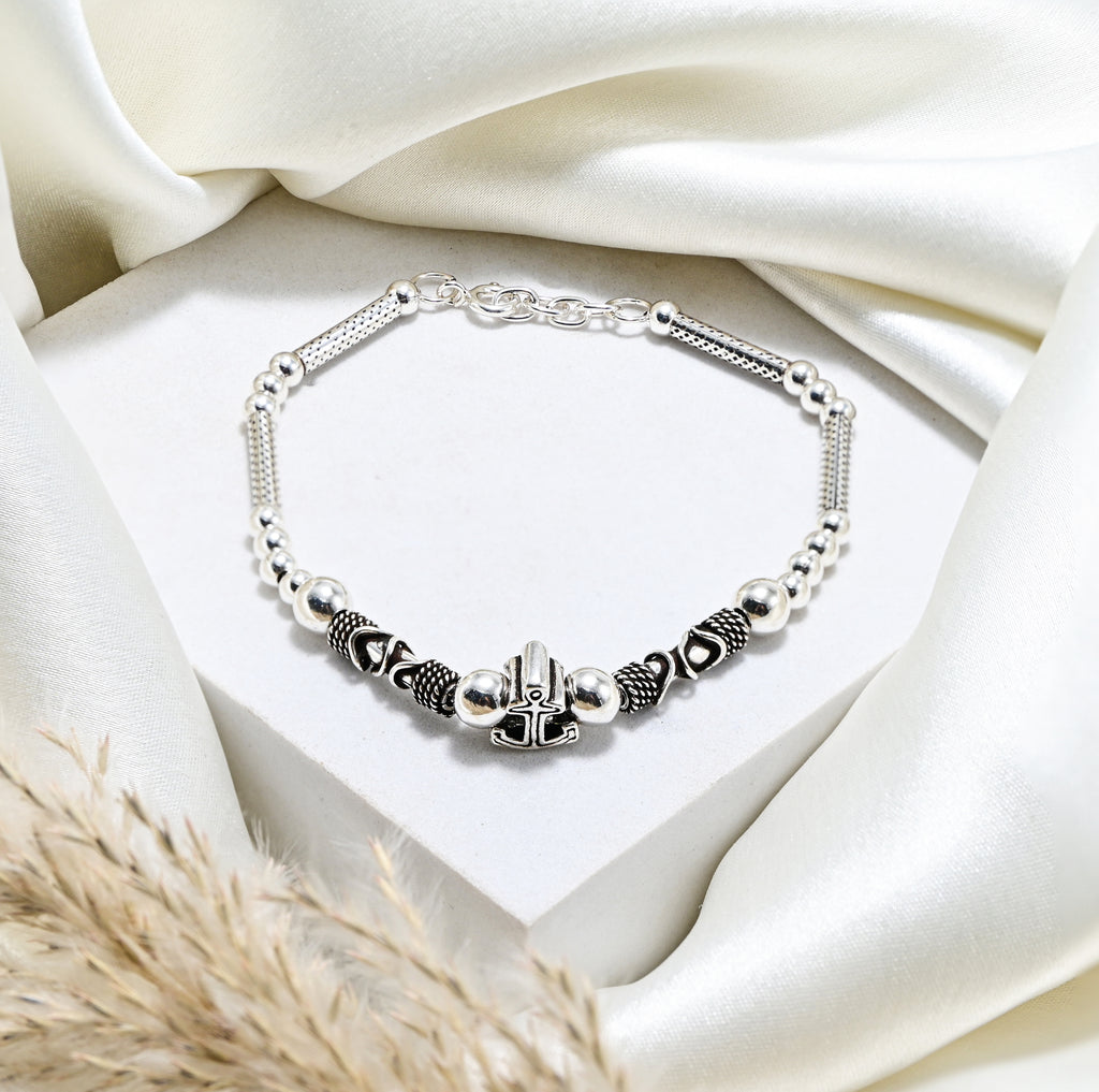 Oxidised 925 Silver Turkish Bracelet Handmade Vintage Style