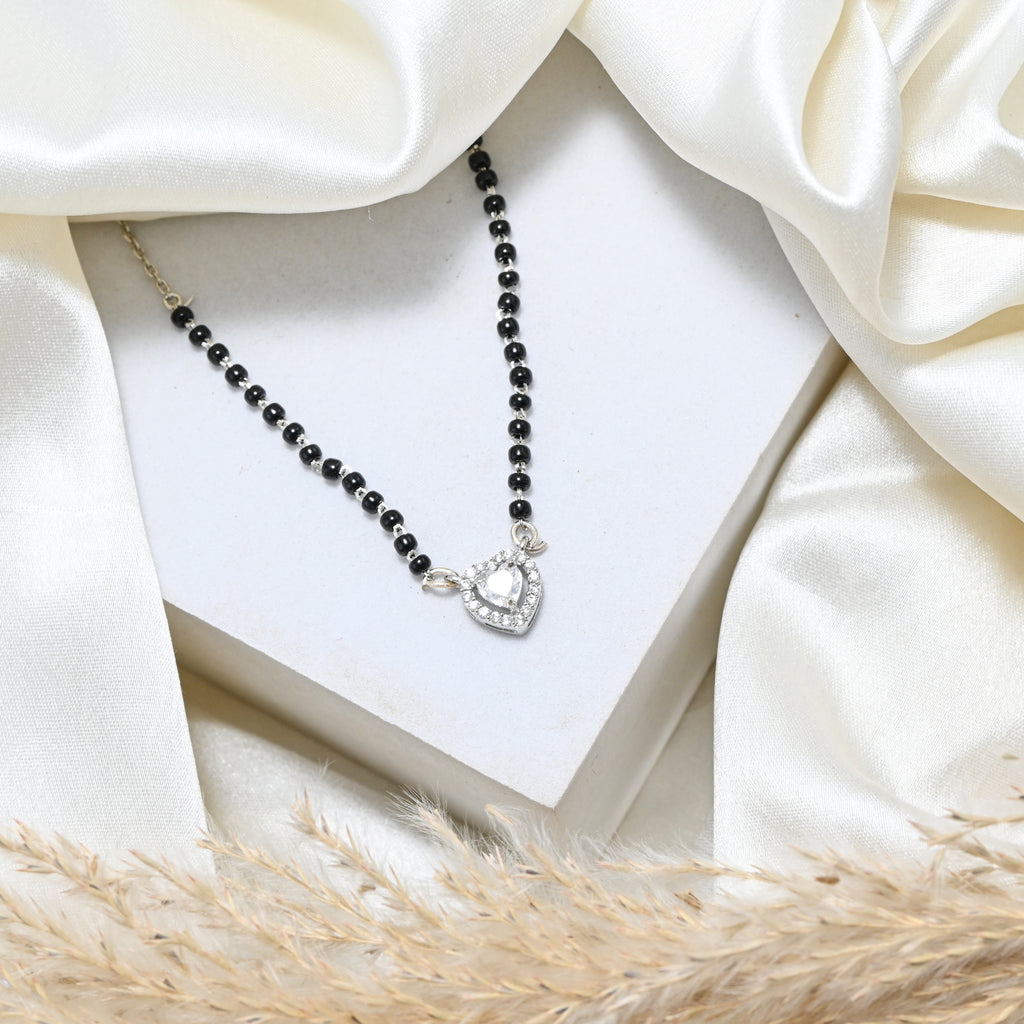 Classic Tradition 925 Silver CZ Mangalsutra