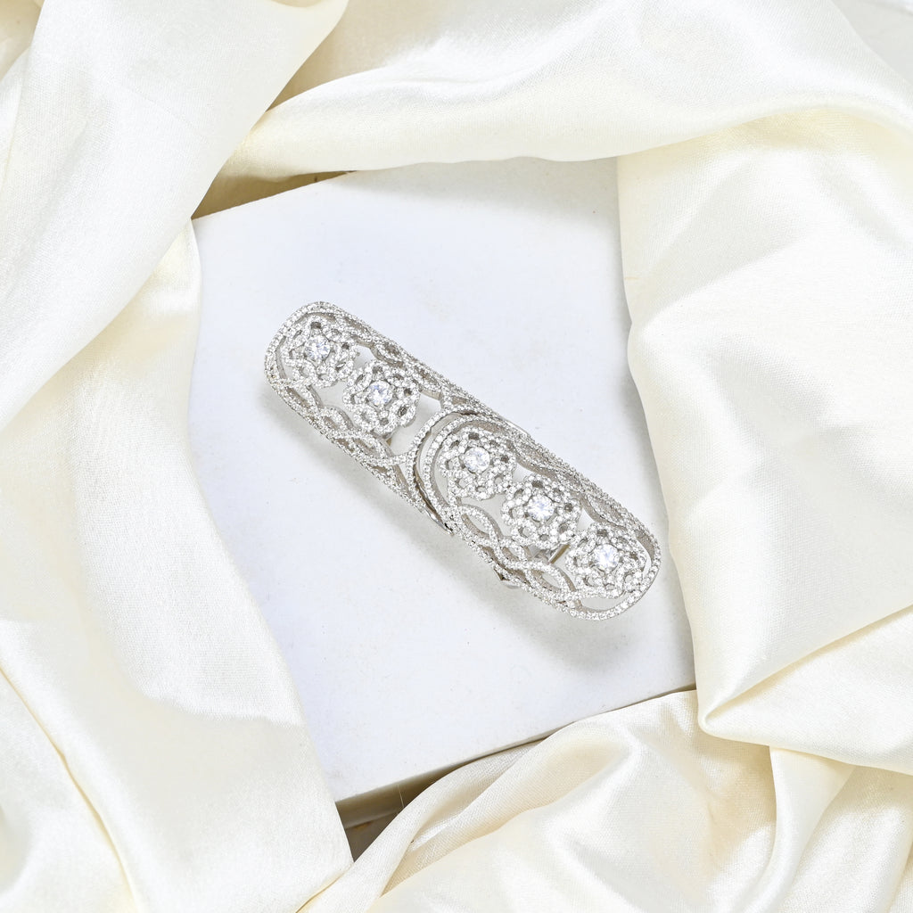 925 Sterling Silver Cubic Zirconia Ring, Round Cut CZ Sparkle Classic Women’s Jewelry