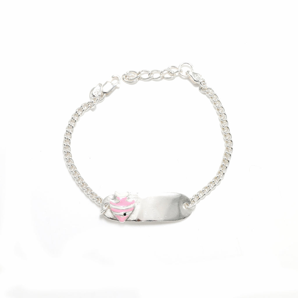 Baby Fish Pink Baby Girl Bracelet in 925 Sterling Silver