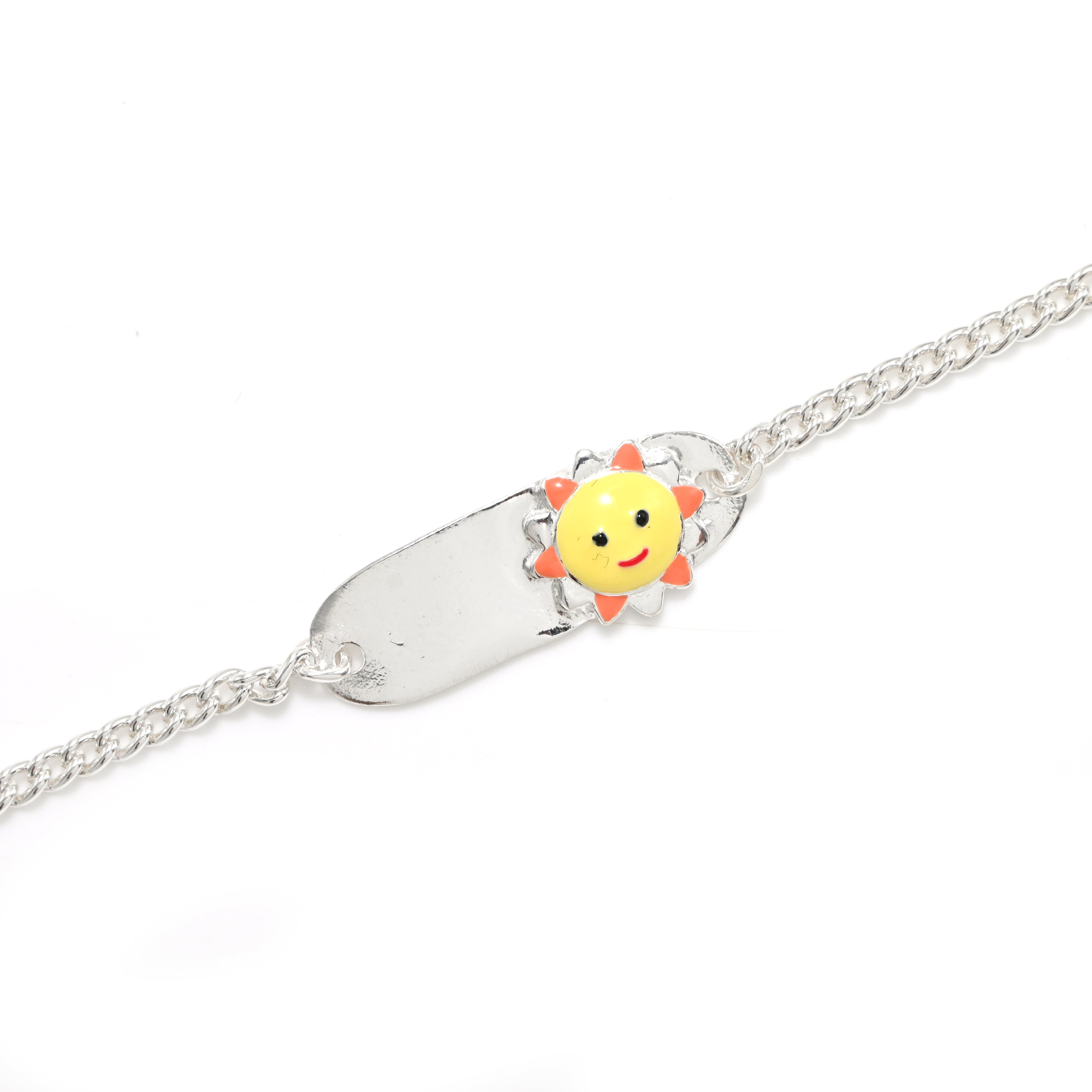 Sunflower Baby Girl Bracelet 925 Silver Charm Bracelet Adjustable Jewelry