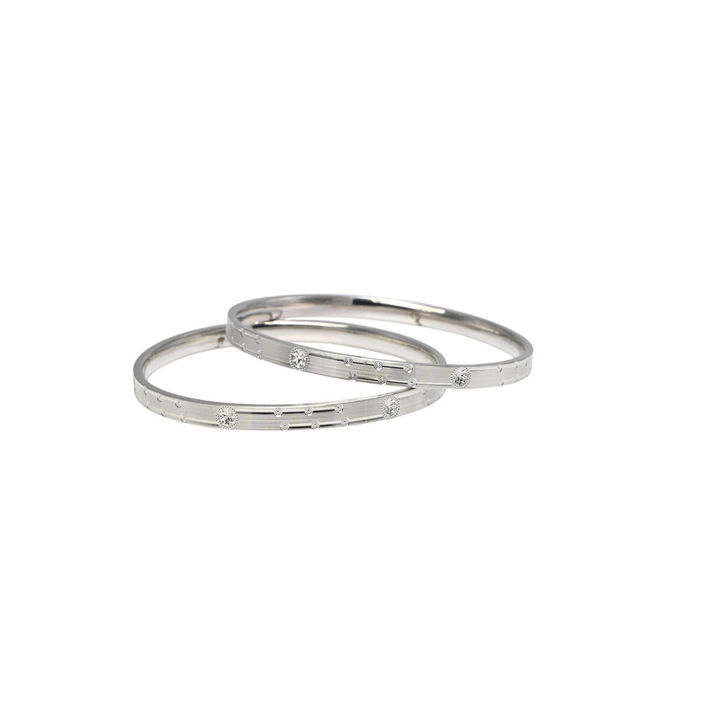 925 Sterling Silver Classic Elegant Bangle – Minimalist