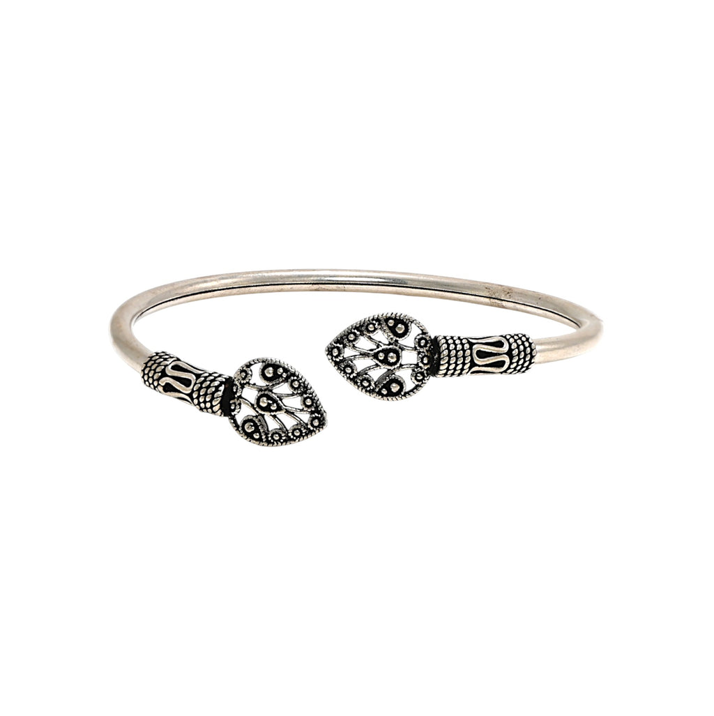 Oxidised Turkish Finish 925 Sterling Silver Vintage Bracelet Traditional Jewelry