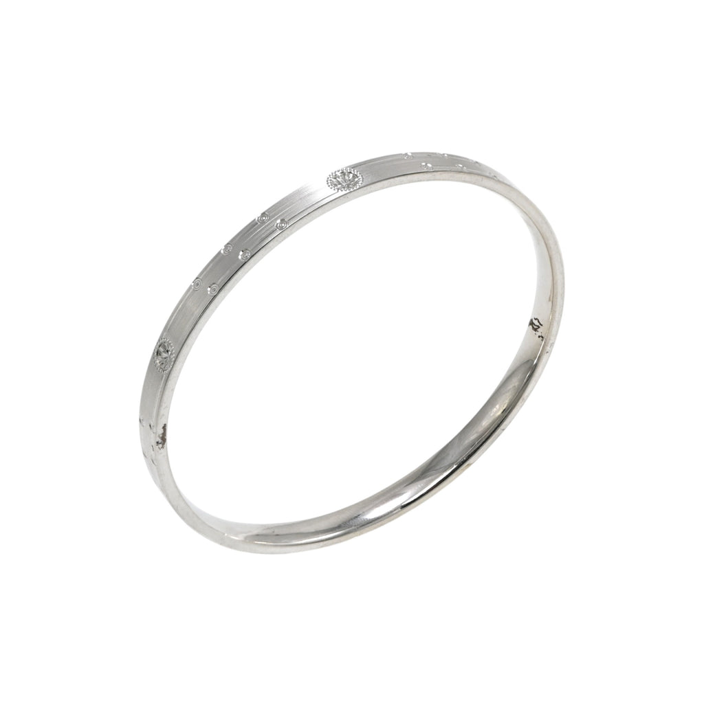 925 Sterling Silver Classic Elegant Bangle – Minimalist