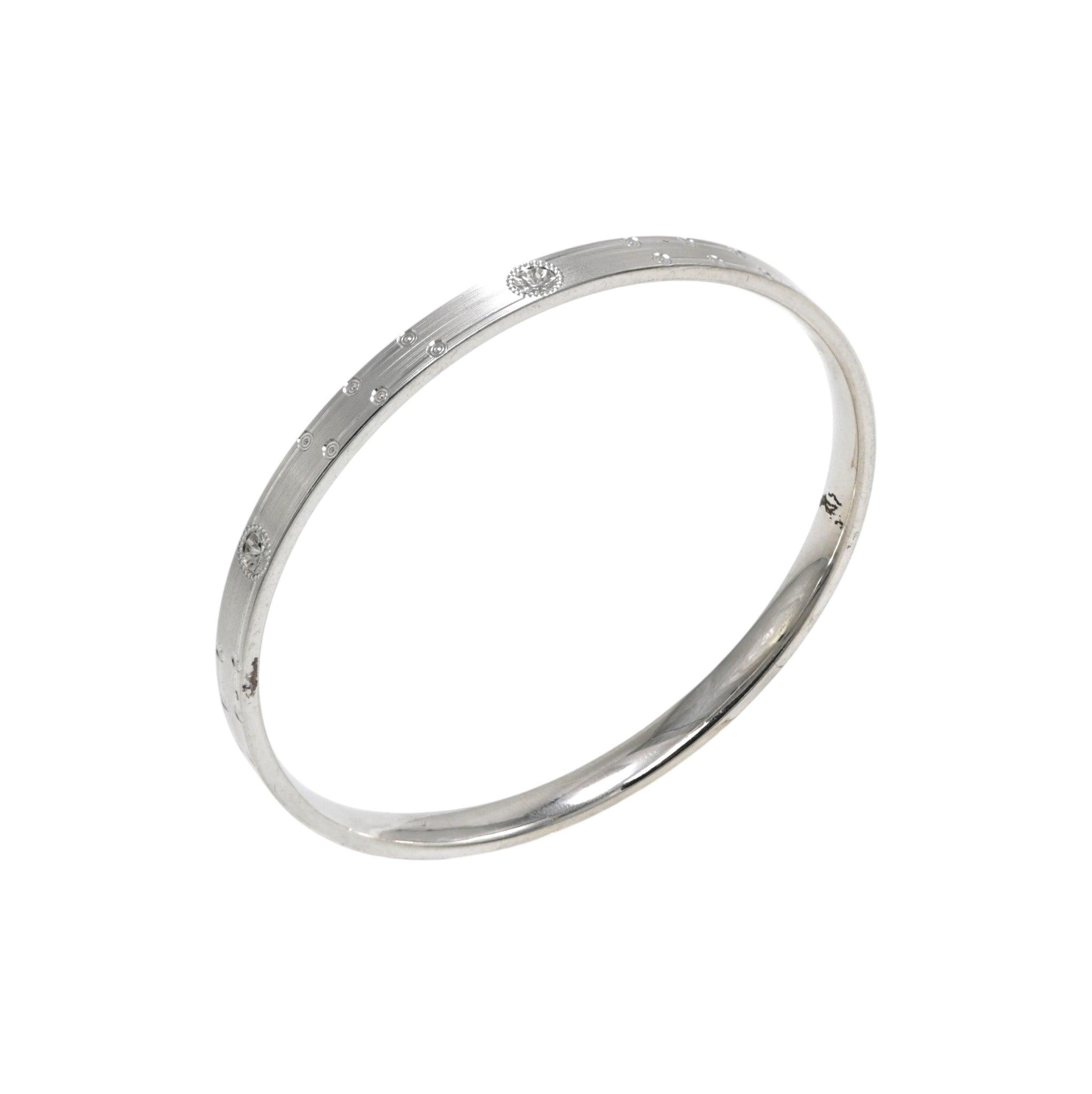 925 Sterling Silver Classic Elegant Bangle – Minimalist