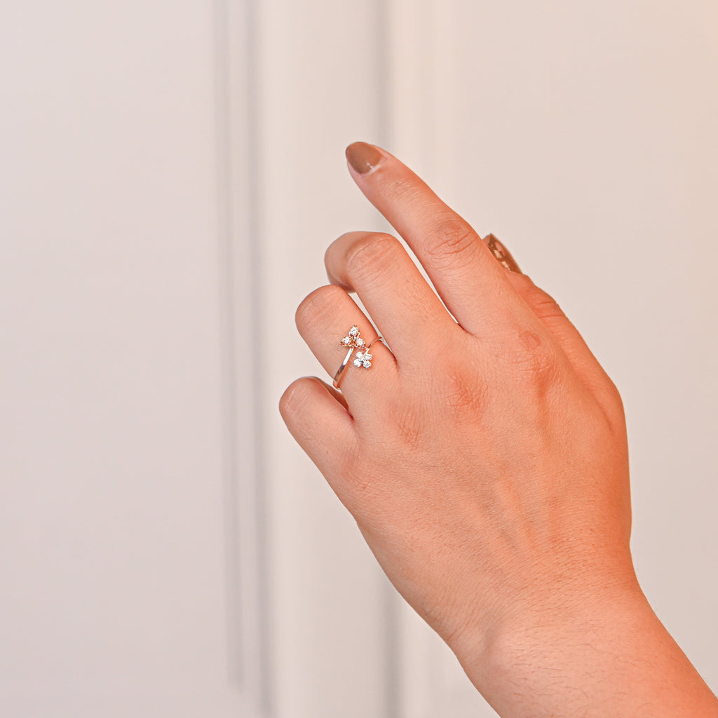 14/18KT Hallmark Gold IGI Certified Round Brilliant Diamond Ring