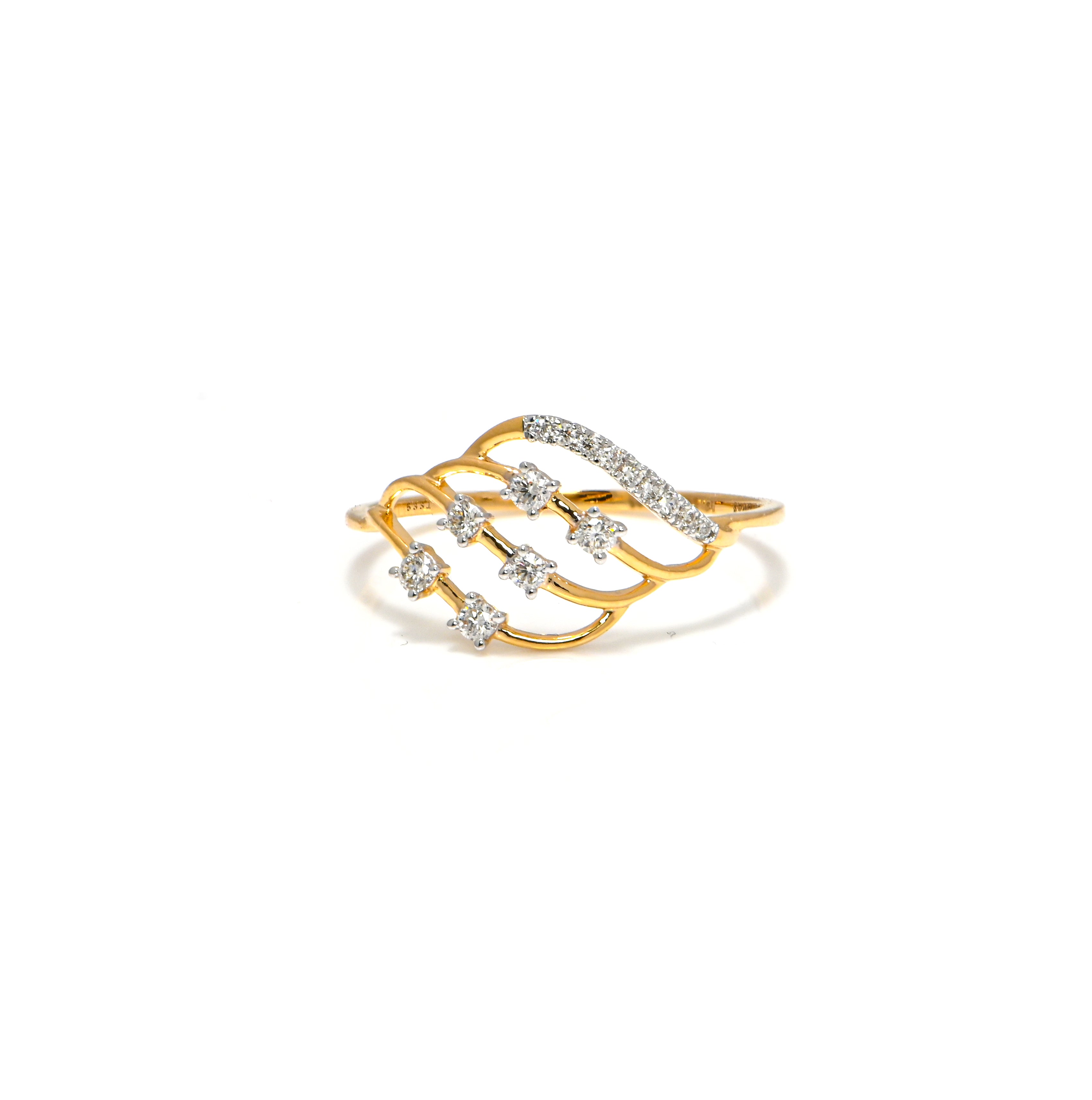 14/18KT Gold Round Brilliant Diamond Classic Ring – Fine Engagement or Birthday Gift