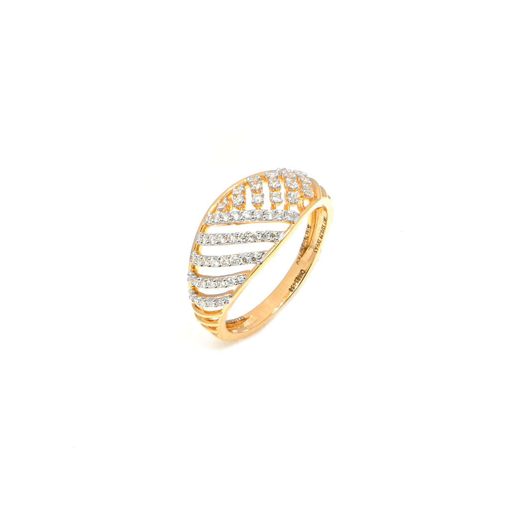 14/18KT Gold Round Center Diamond Bridal Ring – Perfect Wedding or Gift