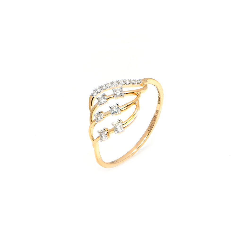 14/18KT Gold Round Brilliant Diamond Classic Ring – Fine Engagement or Birthday Gift