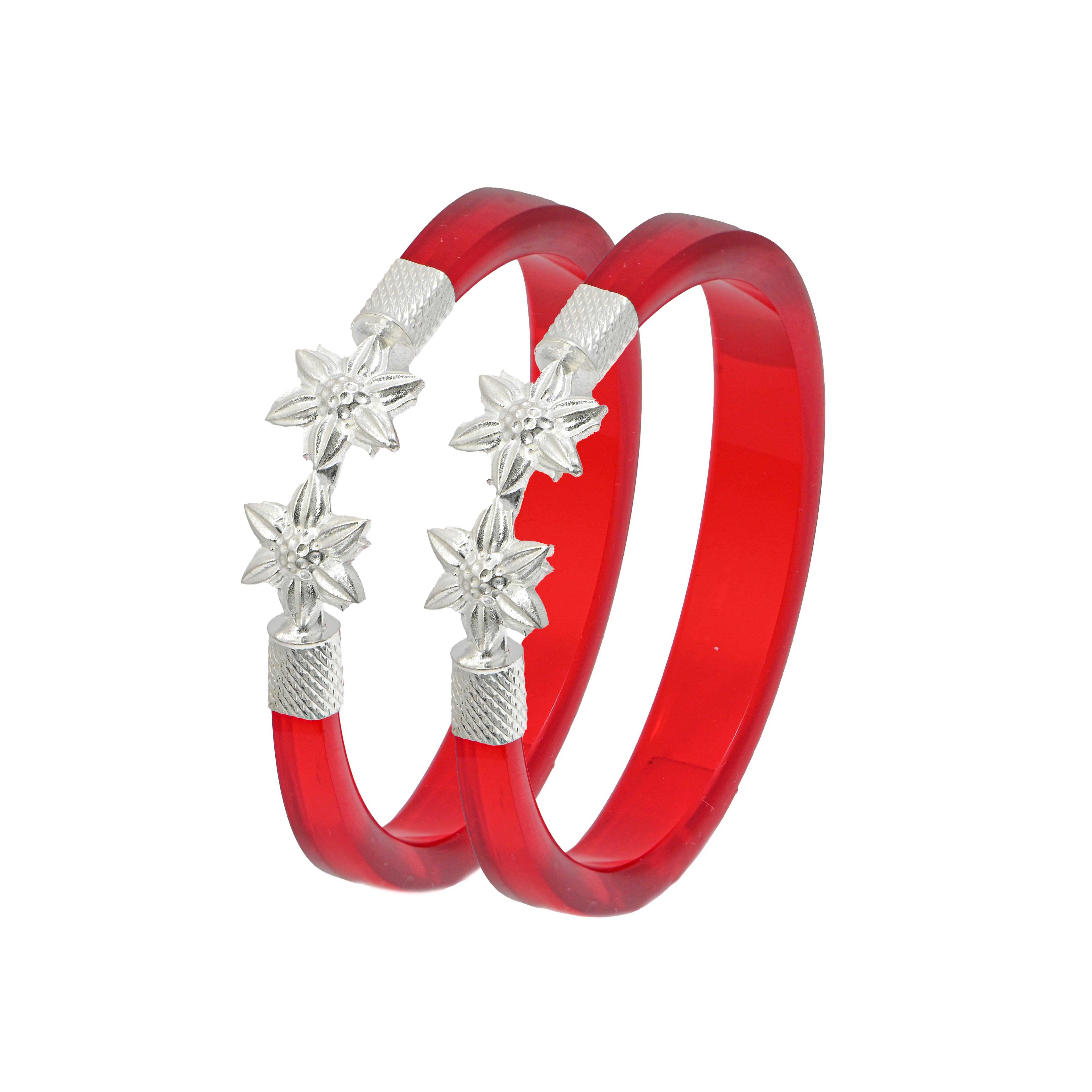 Women’s 925 Silver Glass Kada – Stylish, Lightweight, and Comfortable Silver Bangle