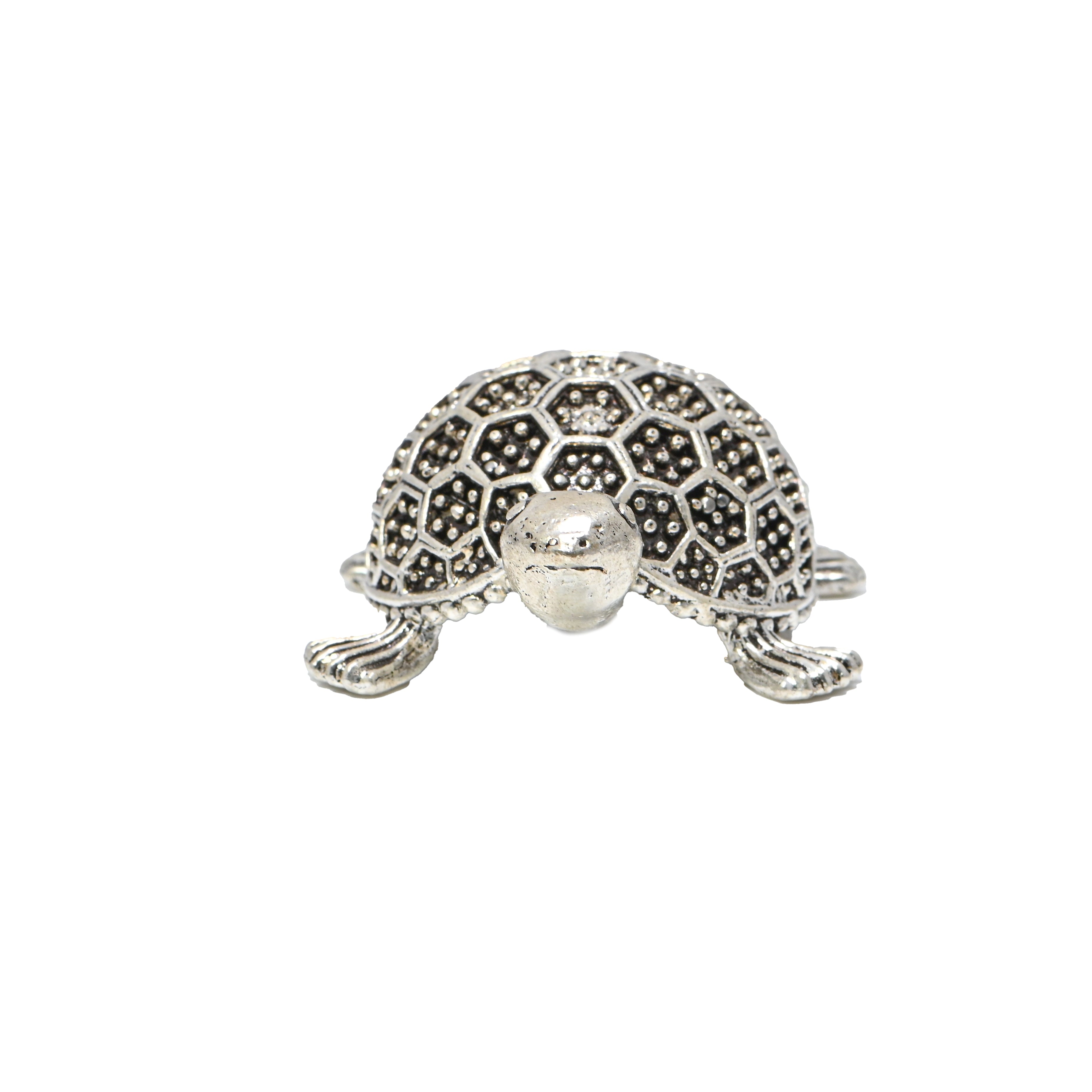 925 Sterling Silver Vastu Tortoise | Divine God Idol | Tortoise Statue