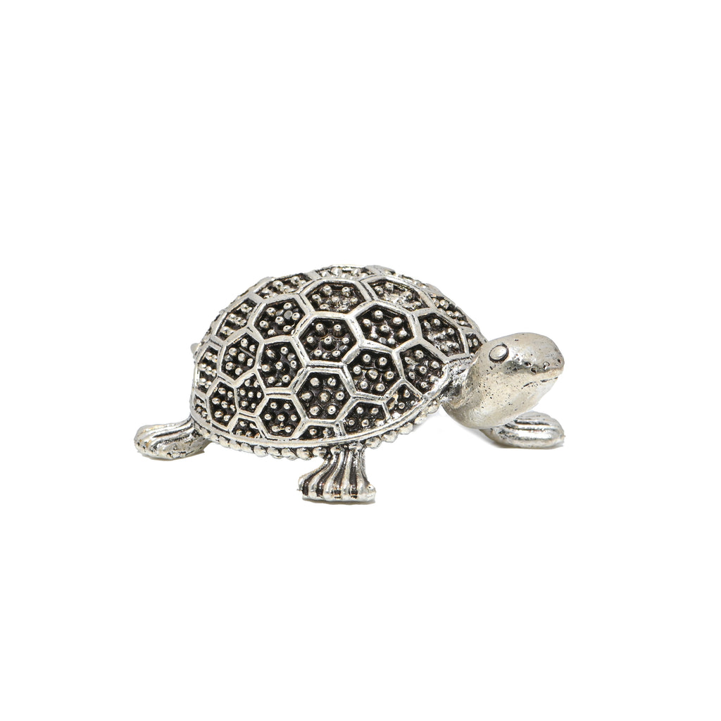 925 Sterling Silver Vastu Tortoise | Divine God Idol | Tortoise Statue