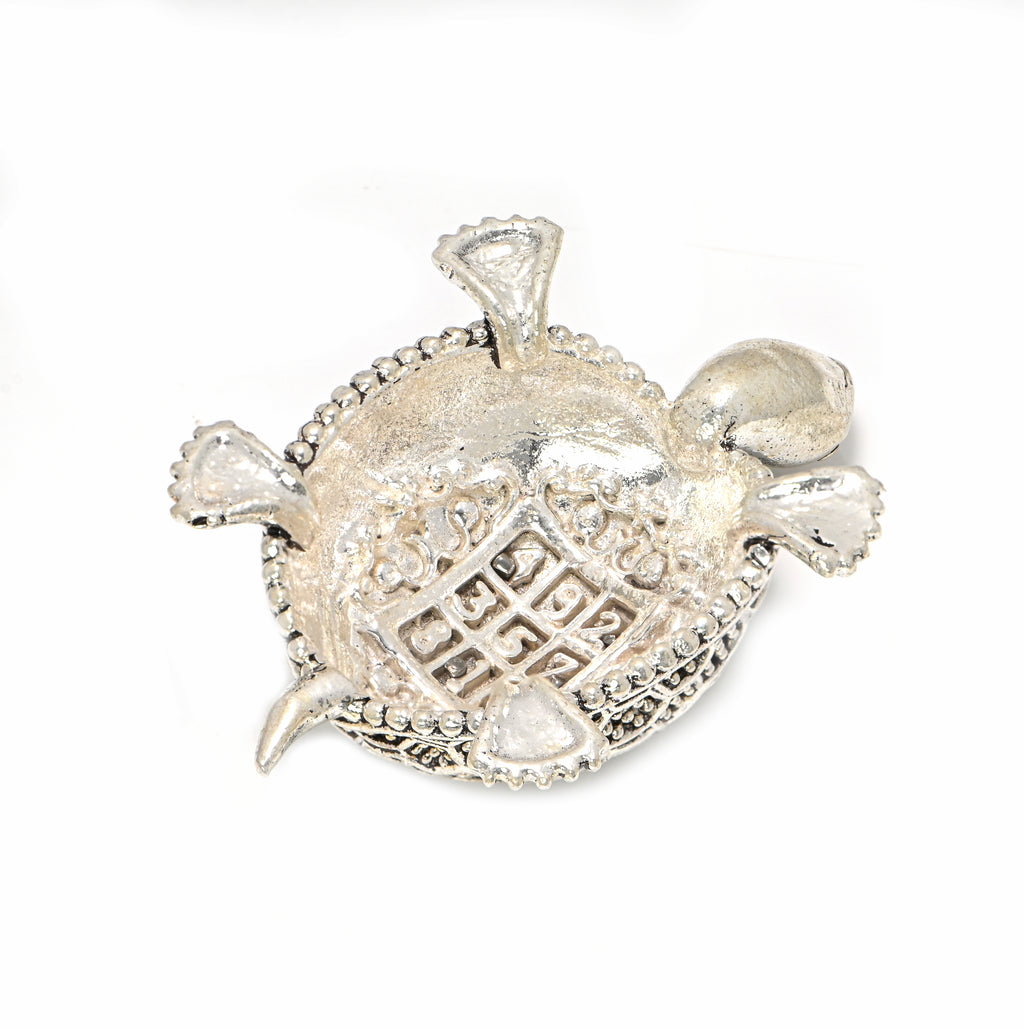 925 Sterling Silver Vastu Tortoise | Divine God Idol | Tortoise Statue