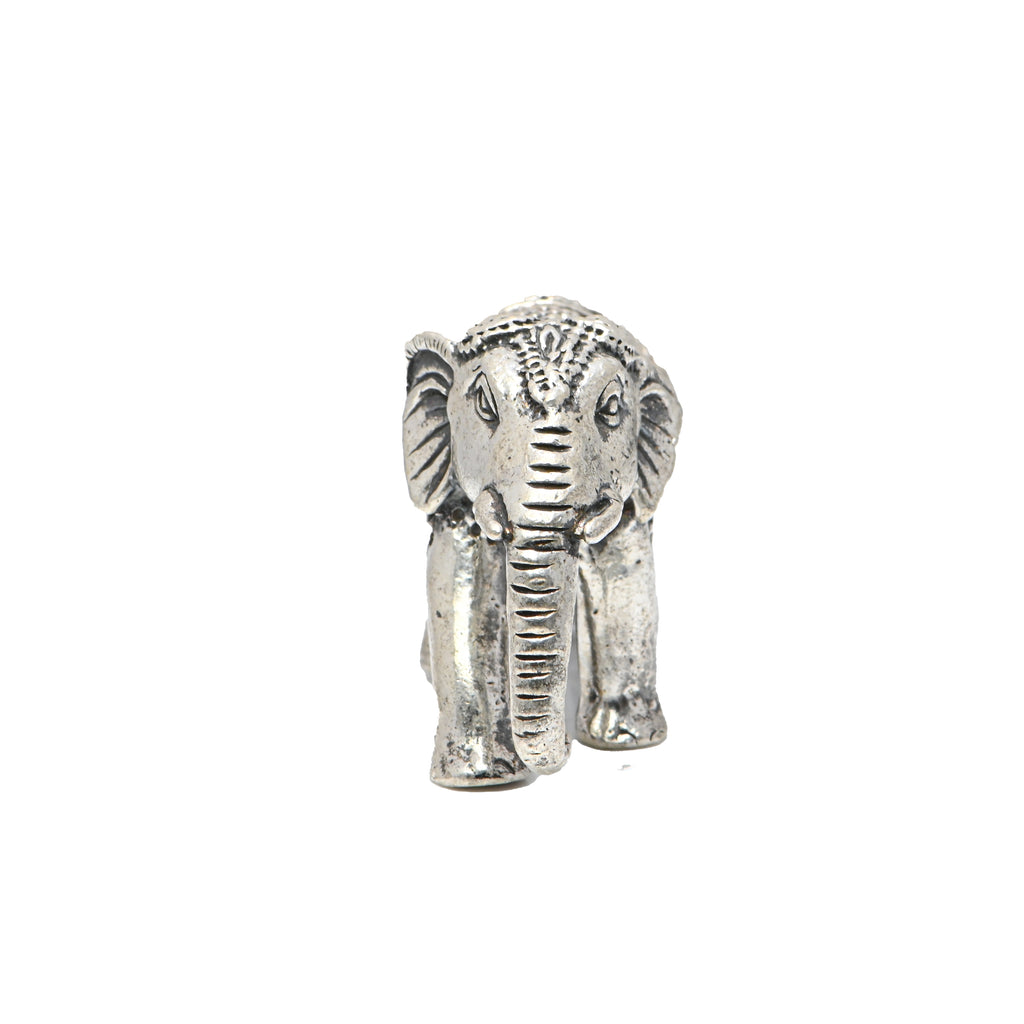 925 Sterling Silver Elephant Figurine – Lucky Elephant Statue | Symbol of Wisdom