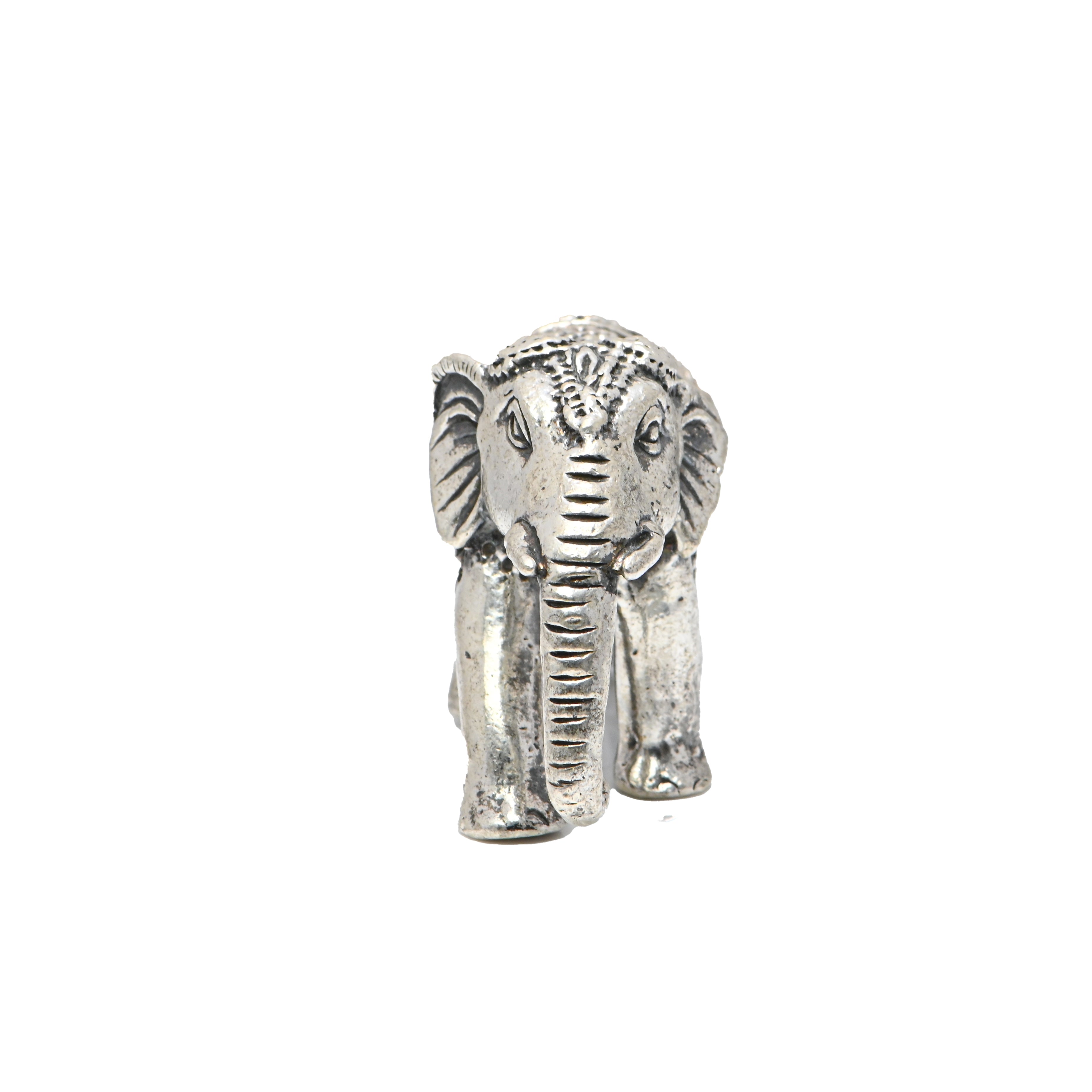 925 Sterling Silver Elephant Figurine – Lucky Elephant Statue | Symbol of Wisdom