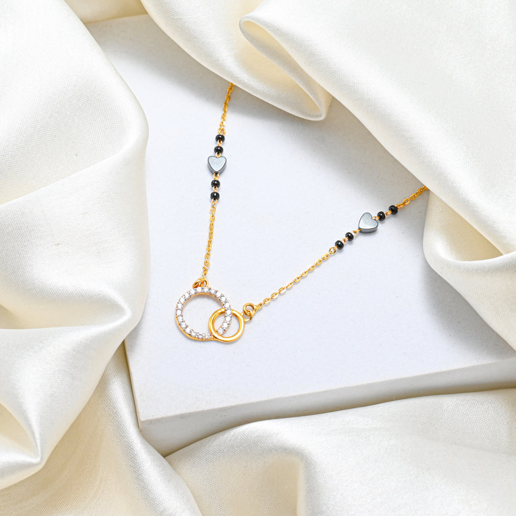 22kt Hallmark Gold Black Beaded Mangalsutra | Traditional Necklace