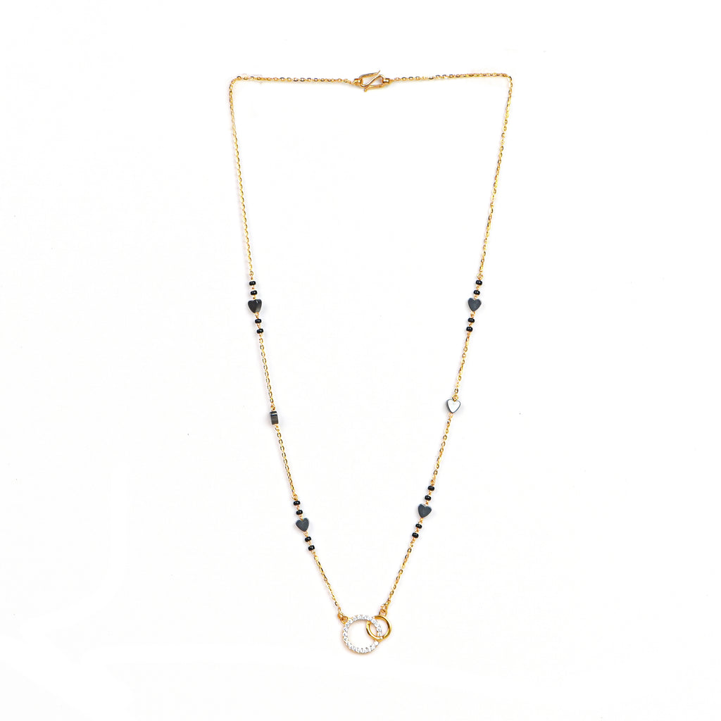 22kt Hallmark Gold Black Beaded Mangalsutra | Traditional Necklace