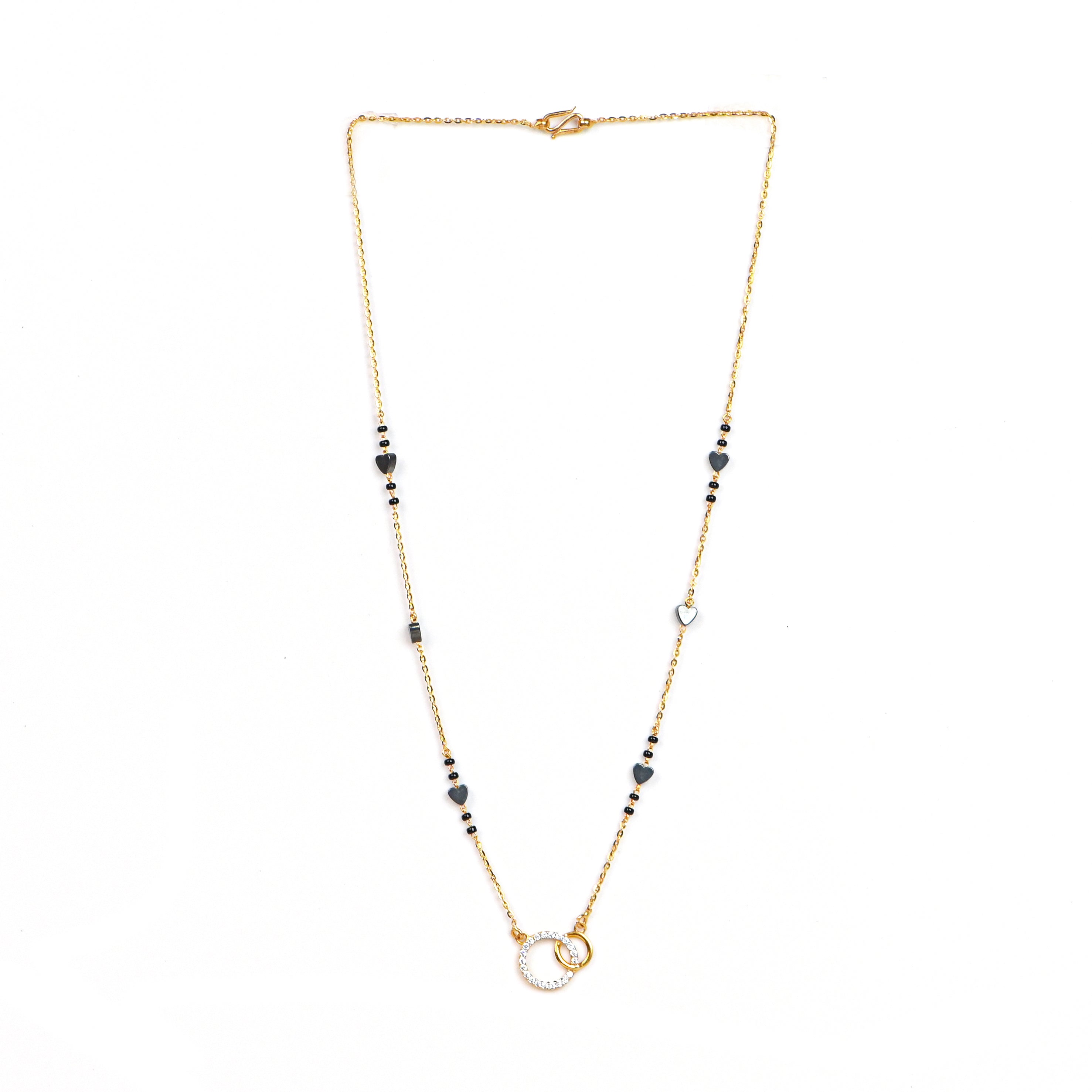 22kt Hallmark Gold Black Beaded Mangalsutra | Traditional Necklace