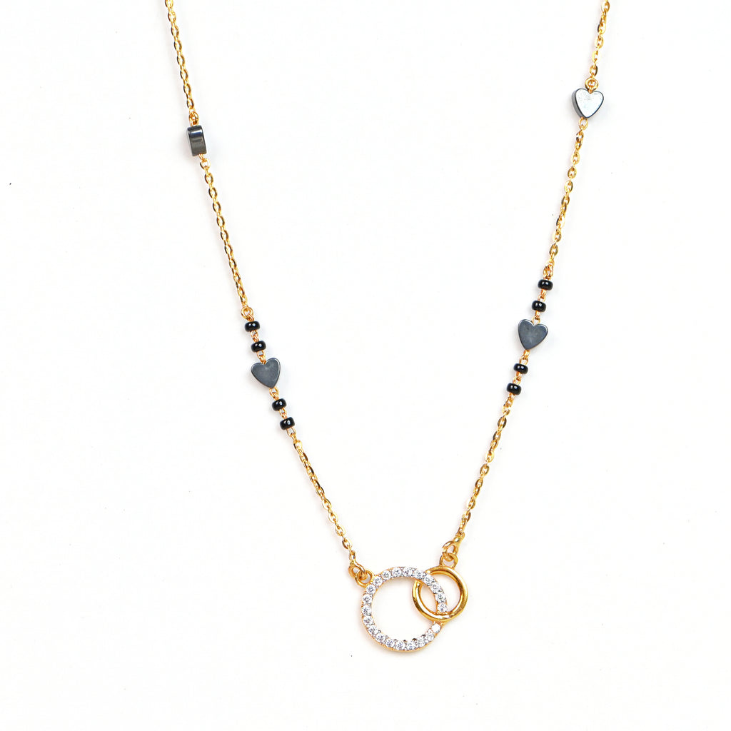 22kt Hallmark Gold Black Beaded Mangalsutra | Traditional Necklace