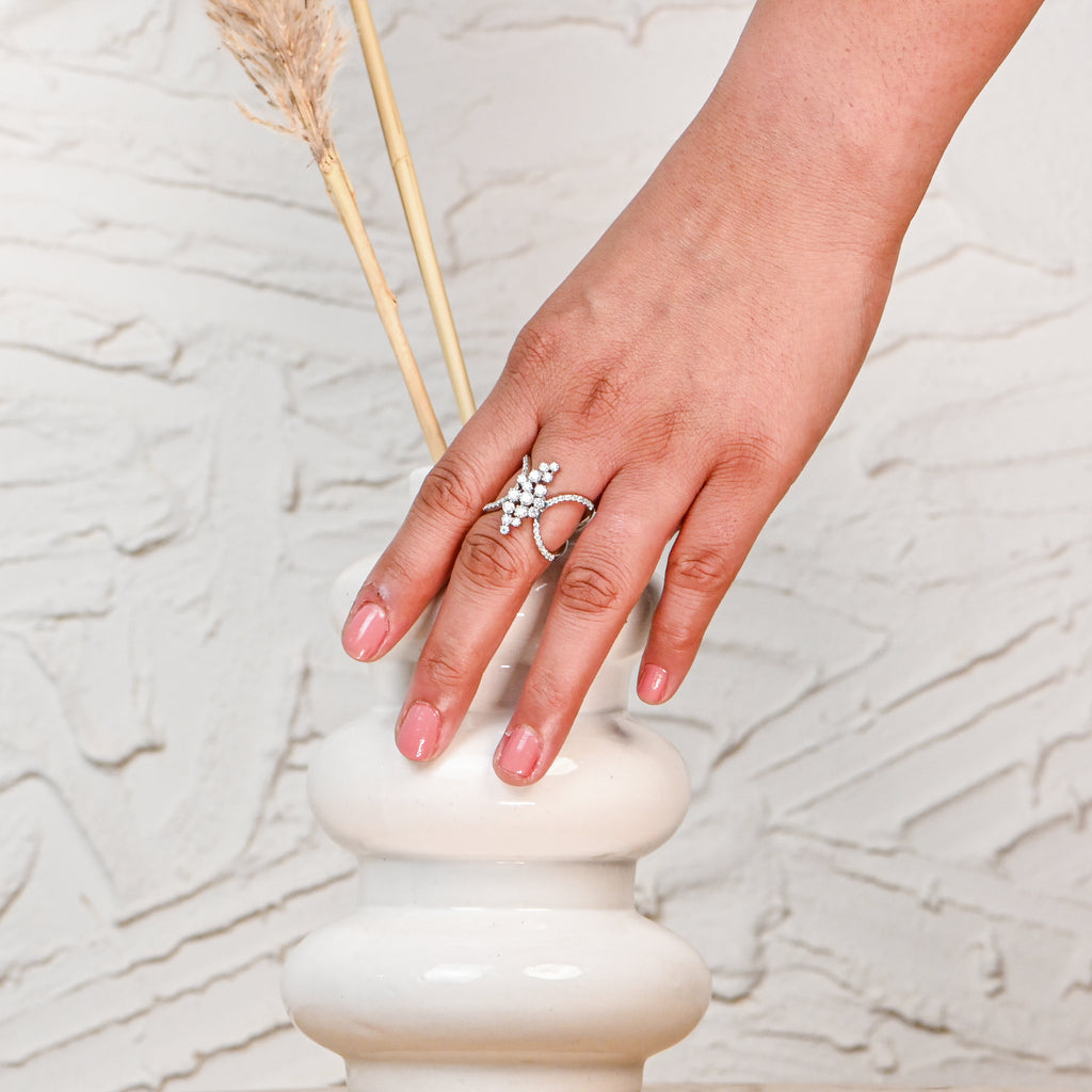 Handcrafted 925 Sterling Silver Moissanite Eternity Ring – Timeless Daily Jewelry