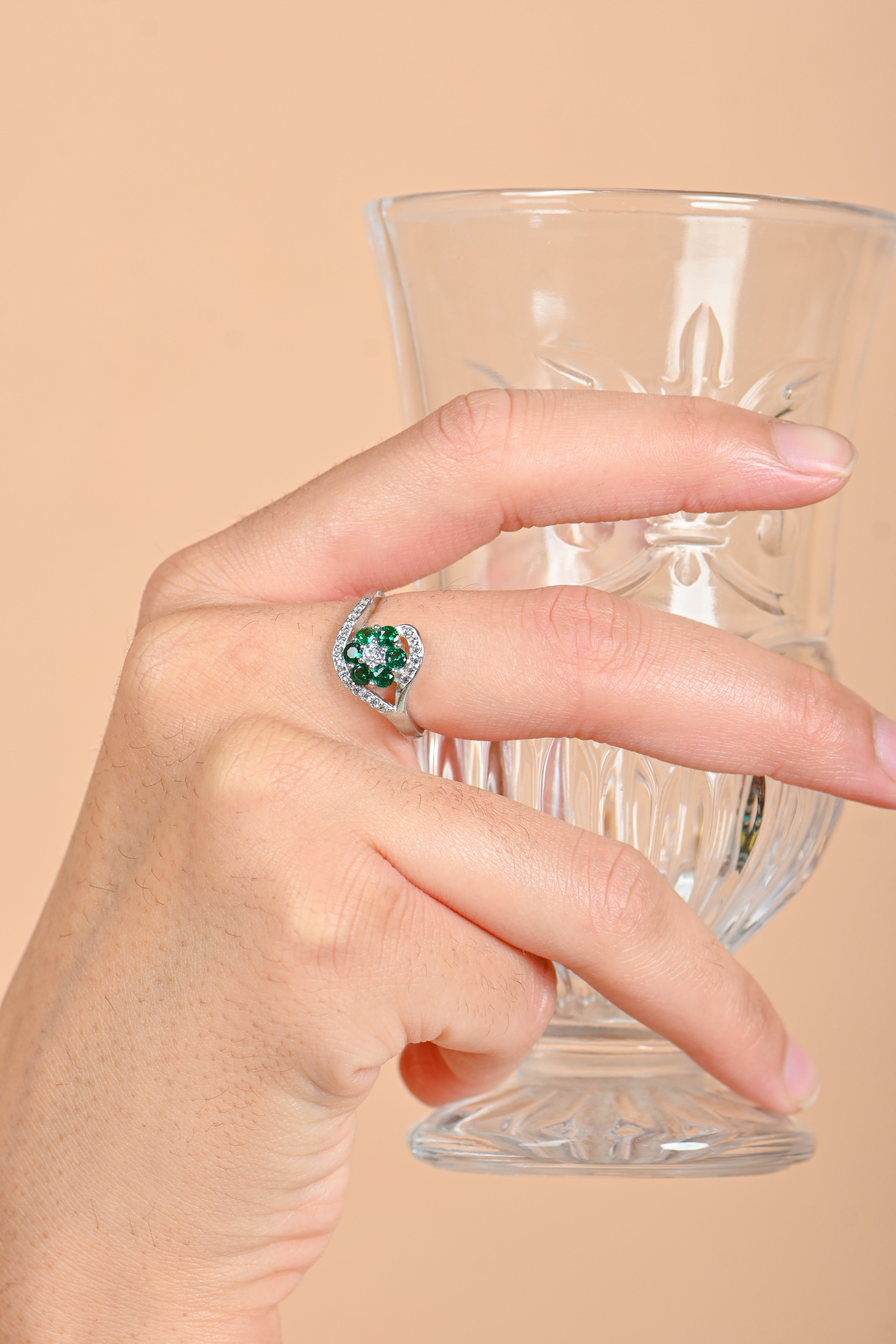 925 Sterling Silver Minimalist Cubic Zirconia Band Ring for Women, Sleek CZ Stacking Ring, Everyday Elegance Jewelry Gift