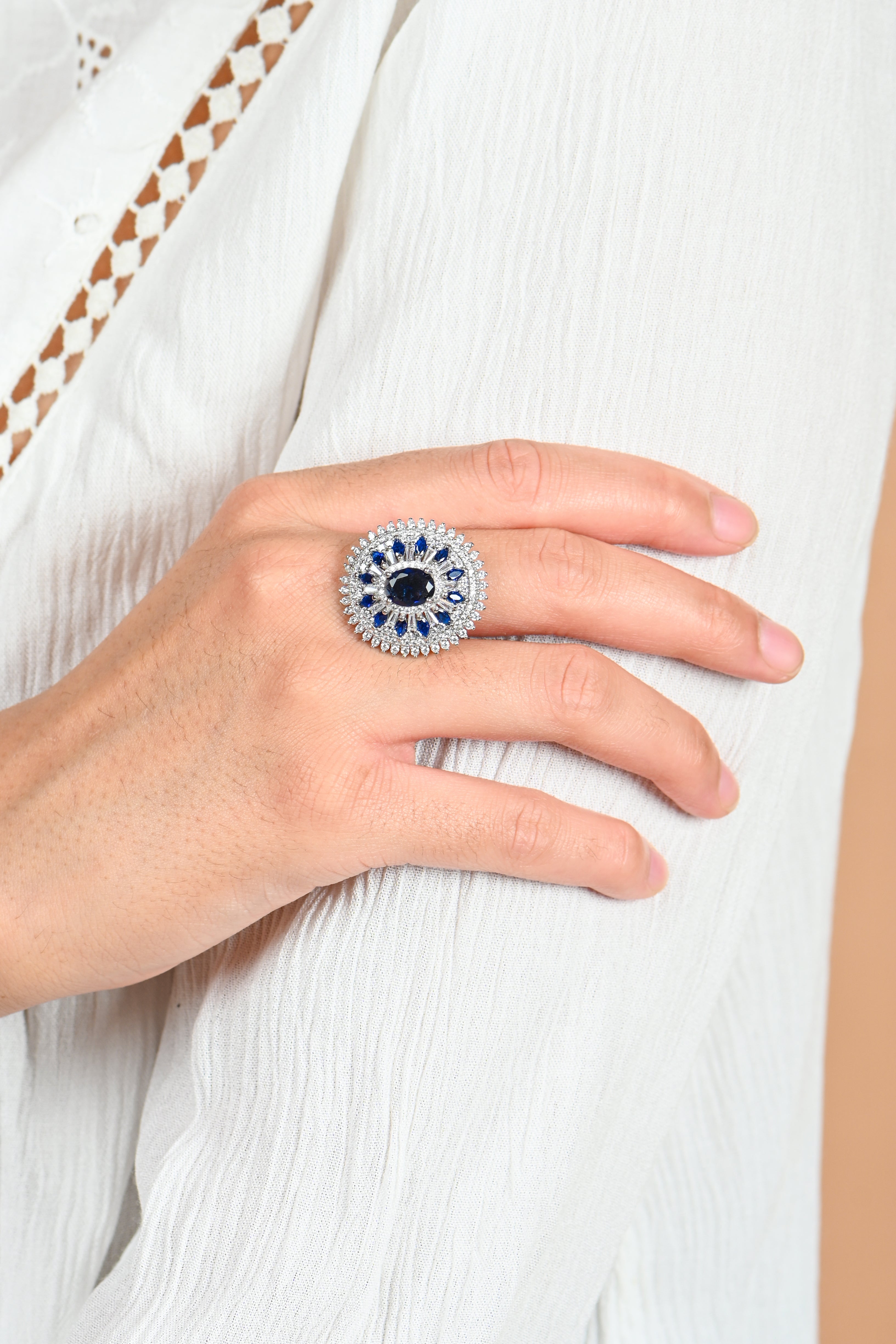 925 Sterling Silver Elegant Cubic Zirconia Ring for Women, Sparkling CZ Promise Ring, Engagement Ring, Romantic Anniversary or Valentine’s Gift