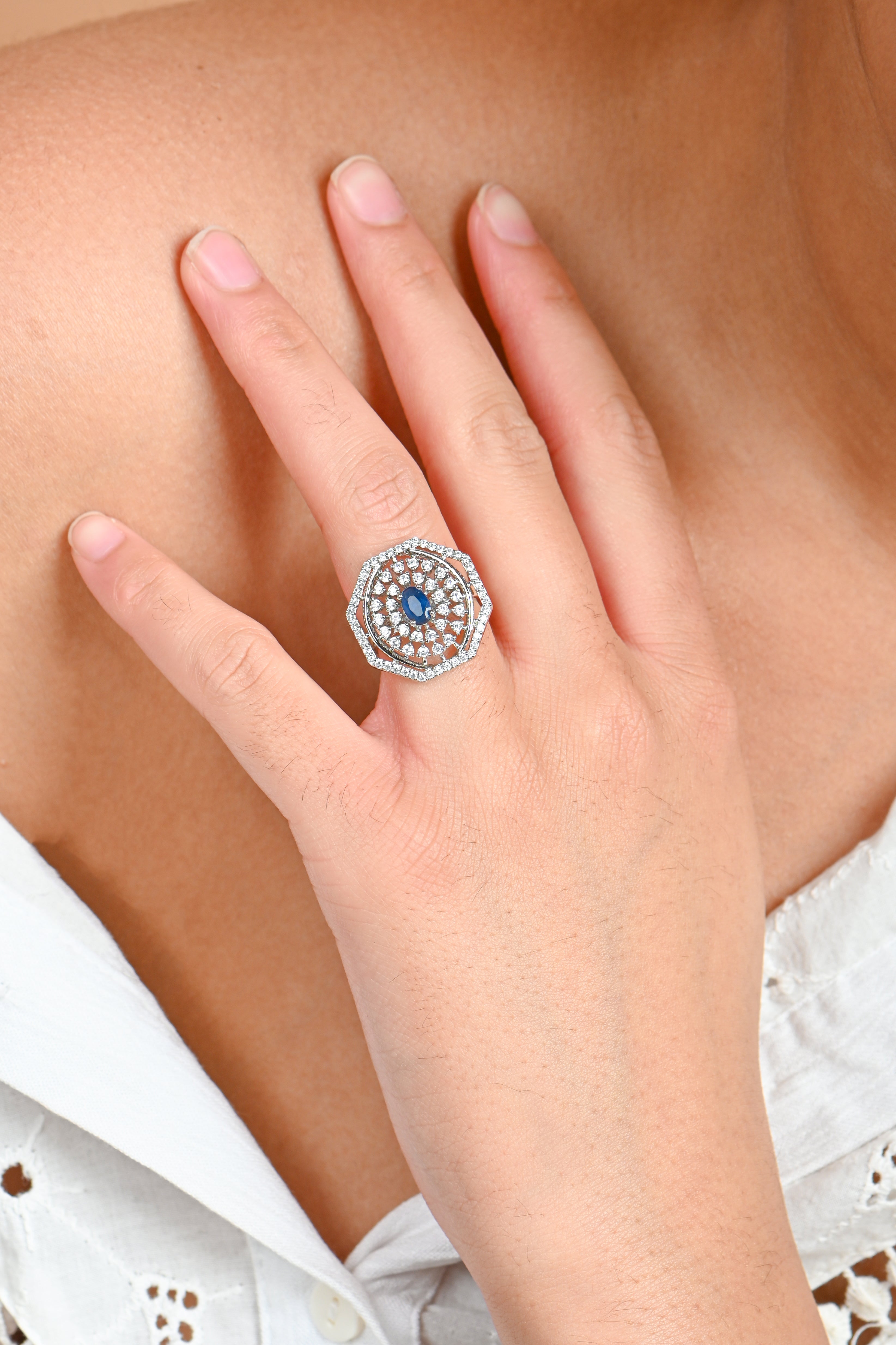 925 Sterling Silver Full Eternity Band Ring, Proposal Engagement Wedding Ring for Women, Cubic Zirconia CZ Diamond Vintage Ring