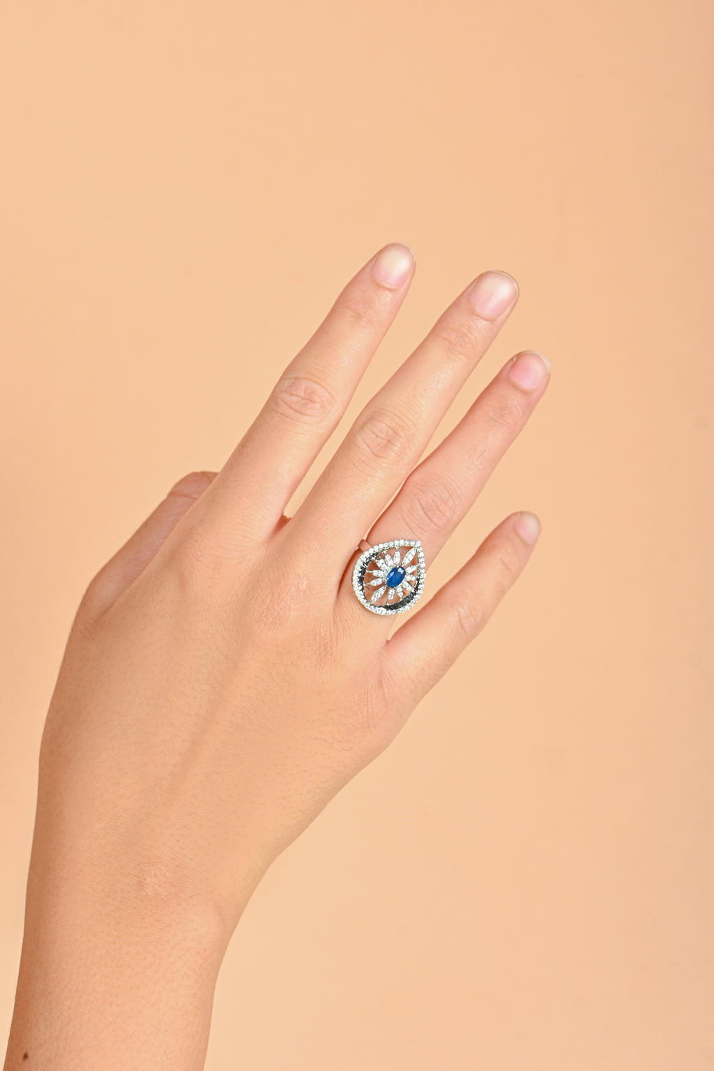 925 Sterling Silver Modern Minimalist Cubic Zirconia Ring, Dainty CZ Solitaire for Her, Promise Ring, Fashion Jewelry Gift for Women