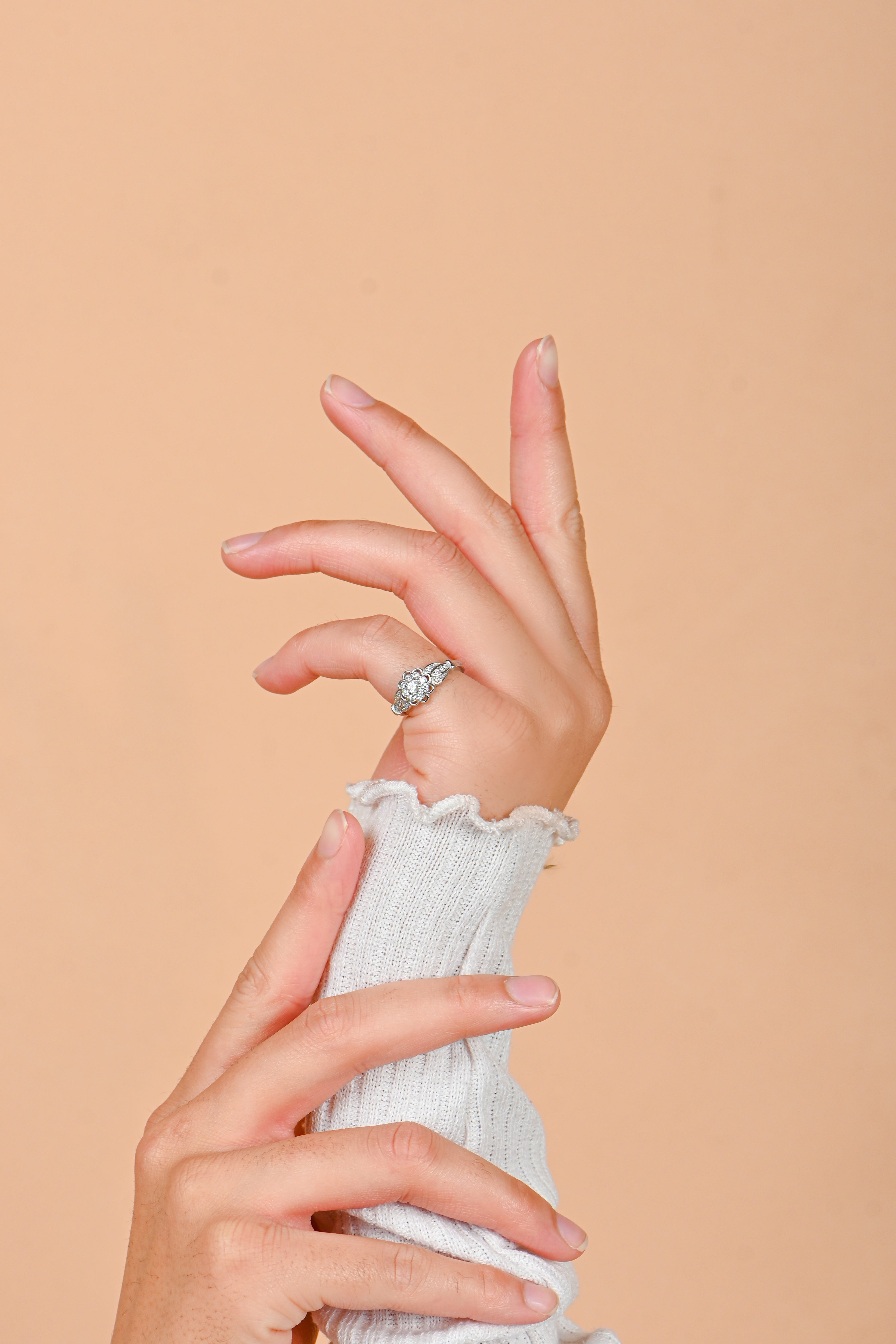 925 Sterling Silver Full Eternity Cubic Zirconia Band Everyday Wear Gift for Women