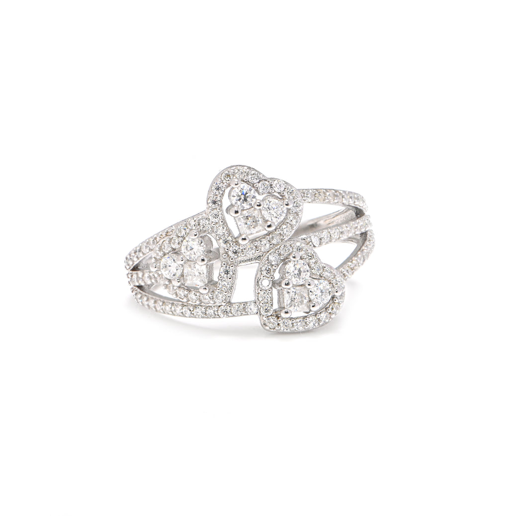 925 Sterling Silver Handcrafted Moissanite  Ring – Elegant Everyday Gift for Her