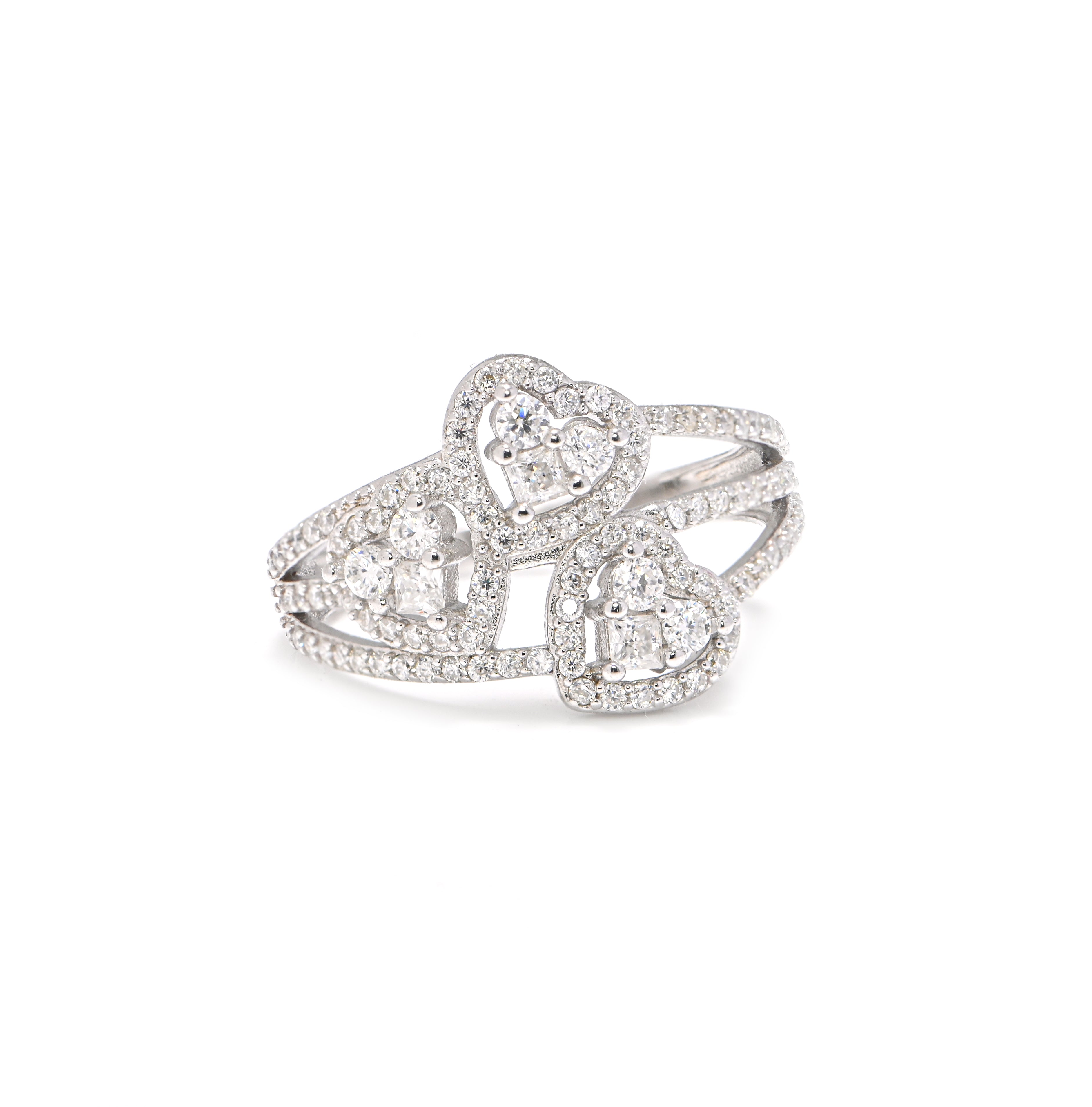 925 Sterling Silver Handcrafted Moissanite  Ring – Elegant Everyday Gift for Her