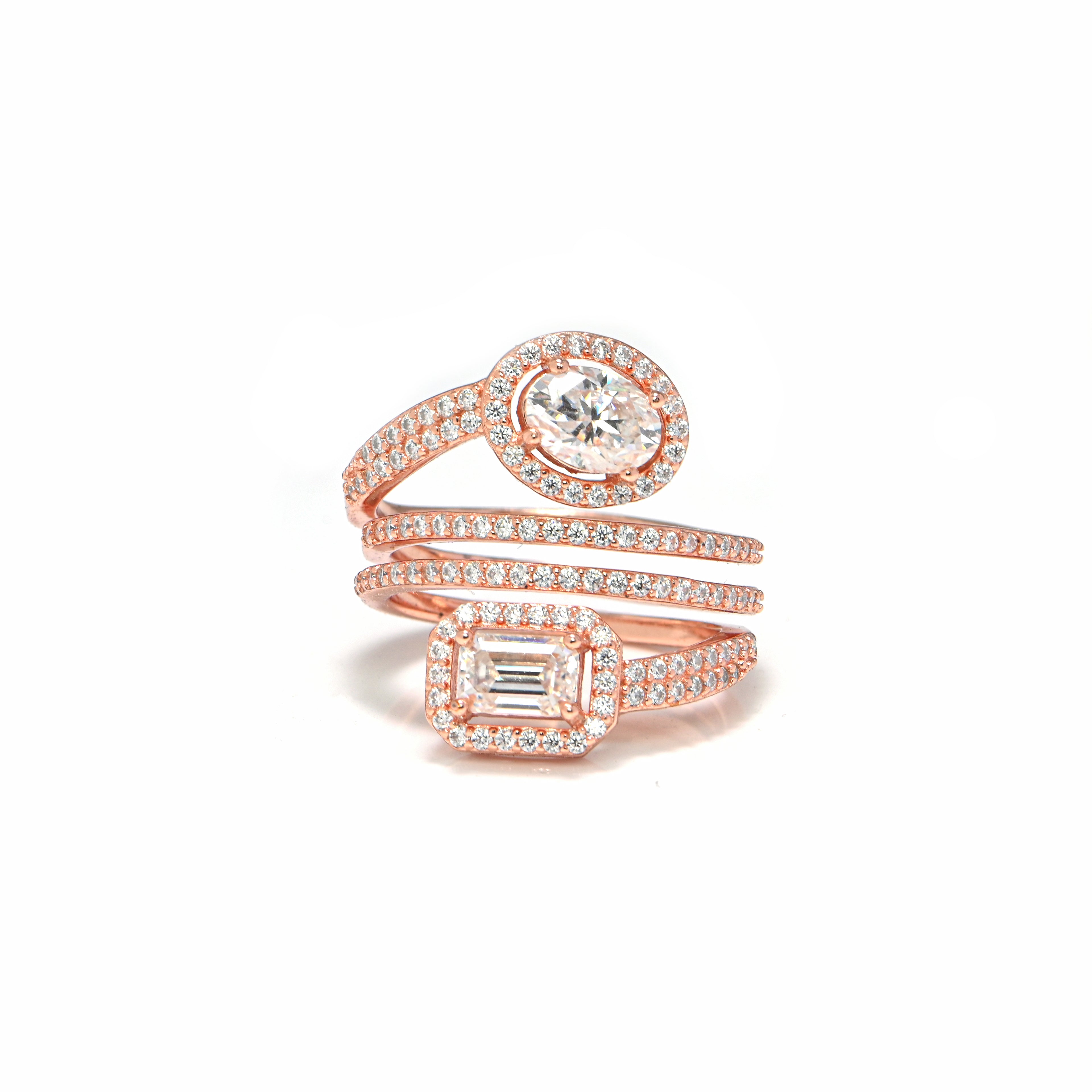 Beautifully Handcrafted Sterling Silver Ring with Moissanite Minimalist Jewelry