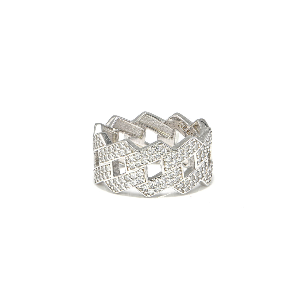 Handcrafted 925 Sterling Silver Moissanite Artisanal Ring – Unique Handcrafted Jewelry