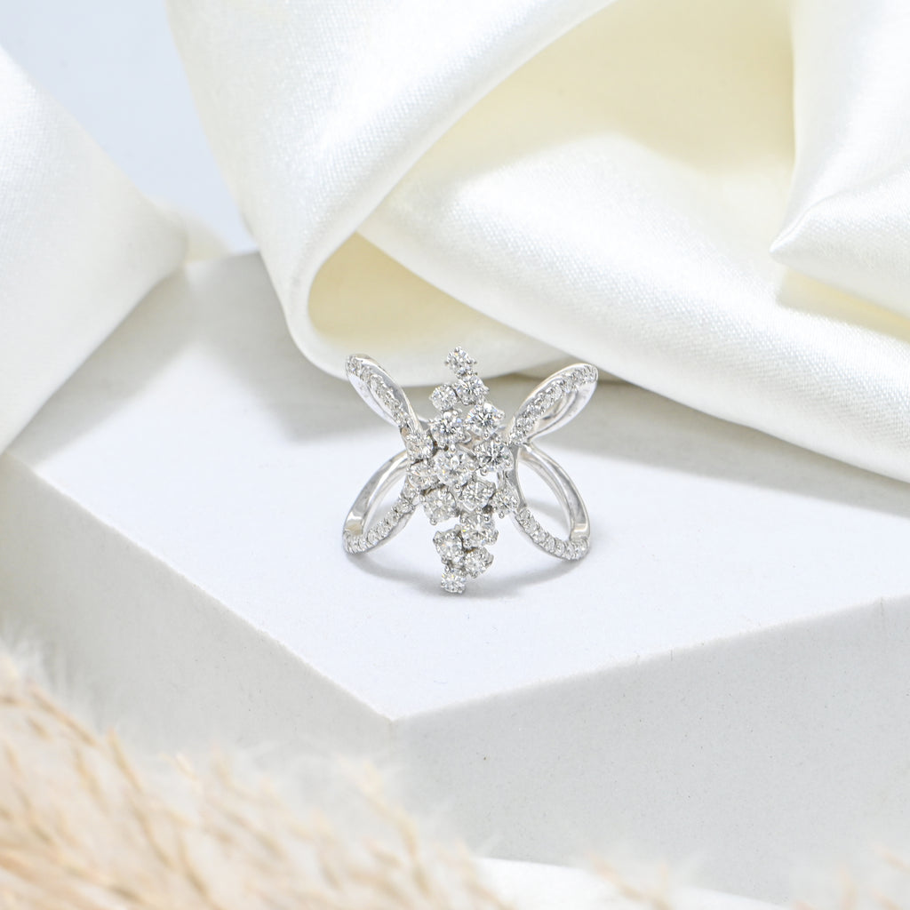 Handcrafted 925 Sterling Silver Moissanite Eternity Ring – Timeless Daily Jewelry