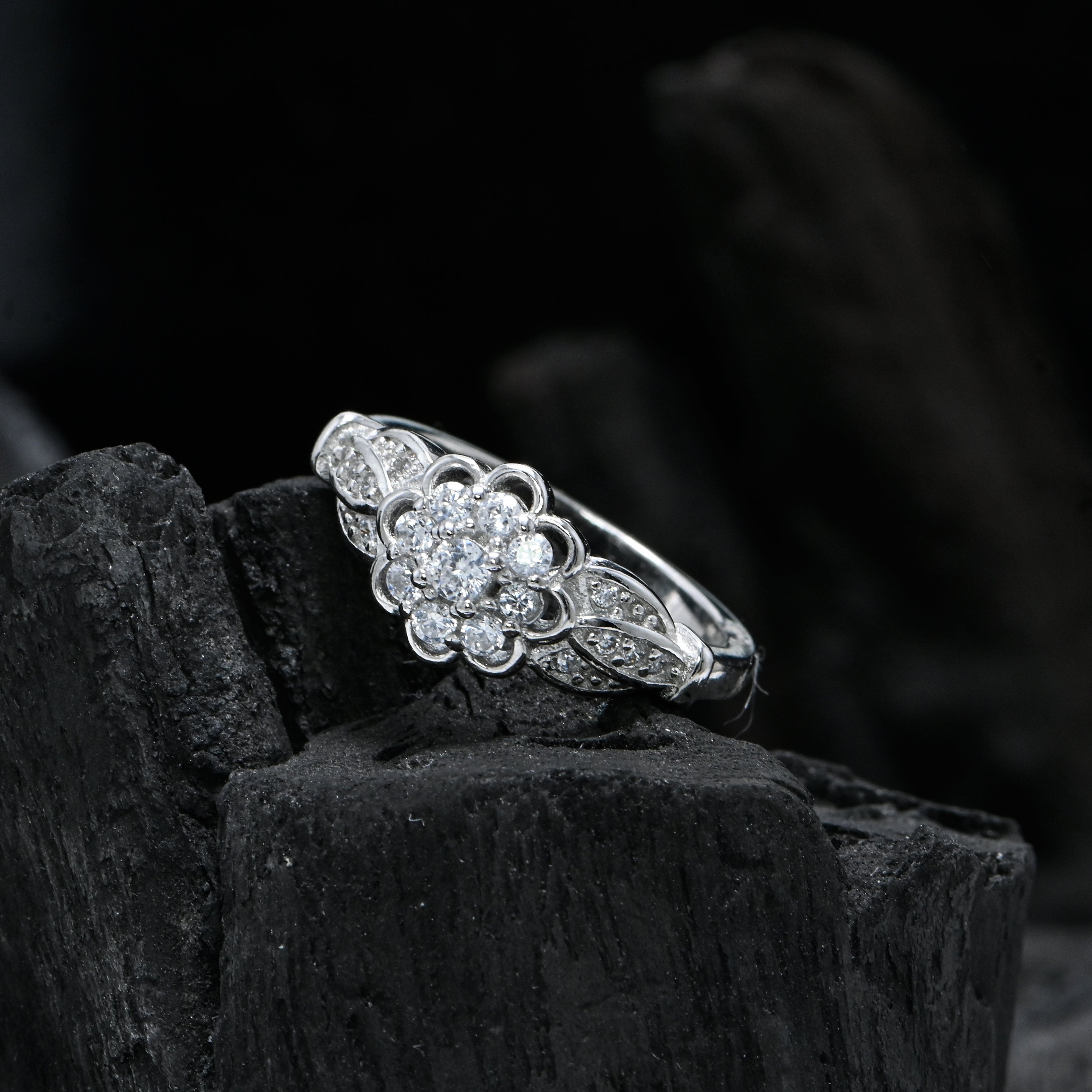 925 Sterling Silver Full Eternity Cubic Zirconia Band Everyday Wear Gift for Women