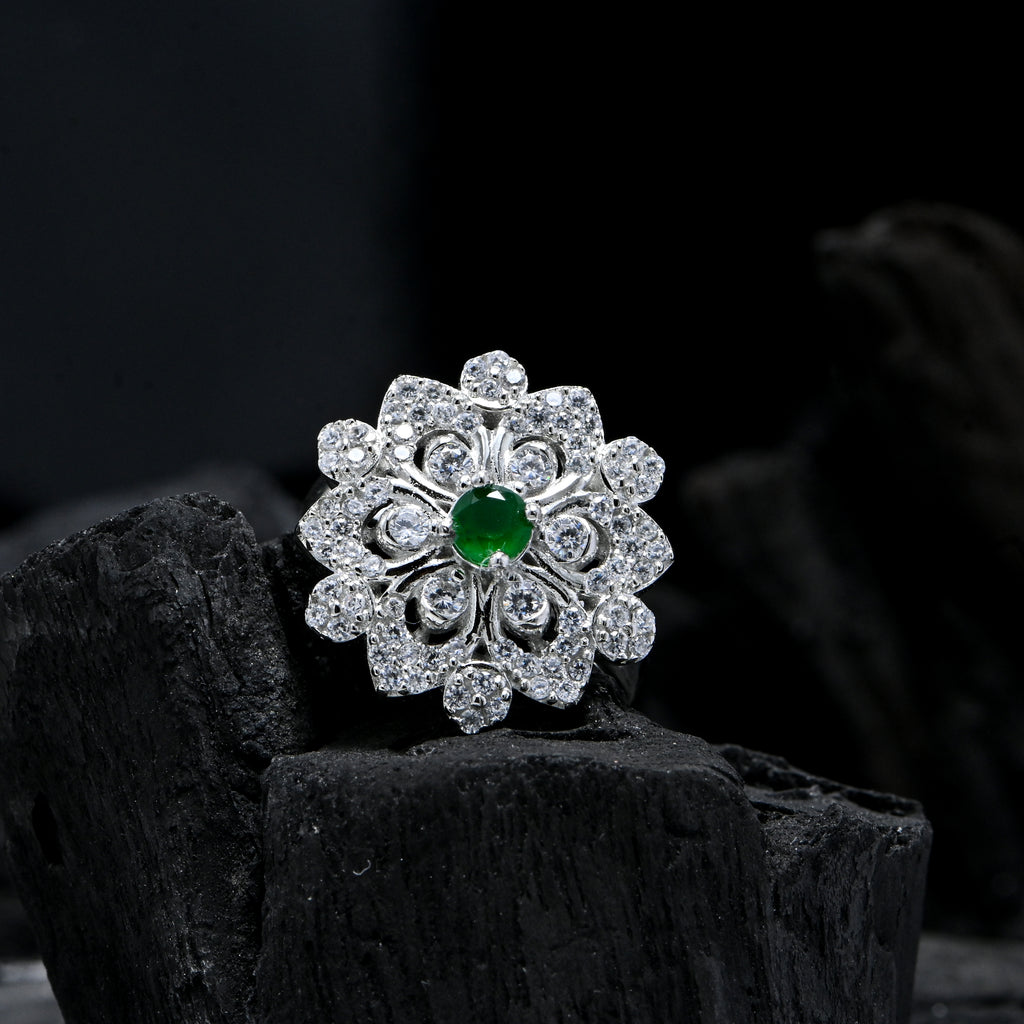 925 Sterling Silver Radiant CZ Ring for Women, High-Quality Cubic Zirconia Solitaire, Promise Ring, Anniversary, Birthday or Holiday Gift