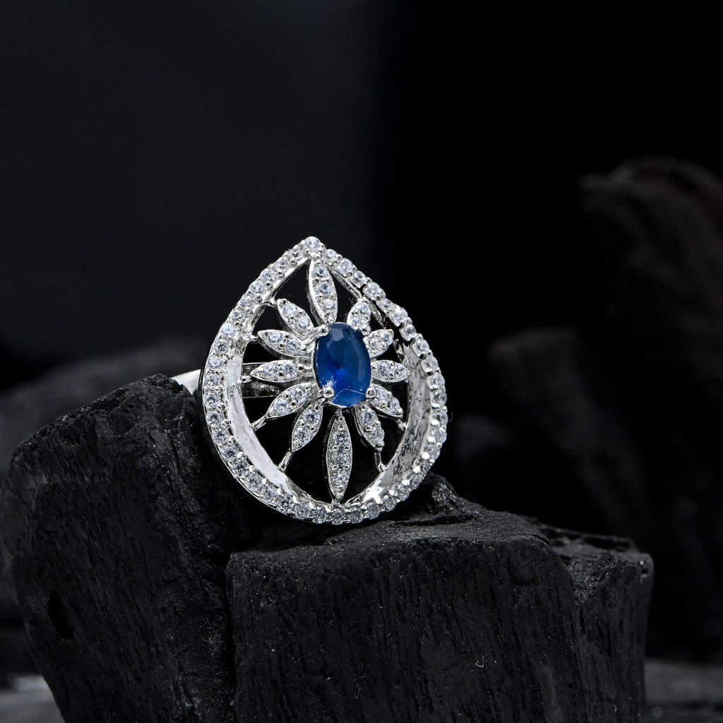 925 Sterling Silver Modern Minimalist Cubic Zirconia Ring, Dainty CZ Solitaire for Her, Promise Ring, Fashion Jewelry Gift for Women