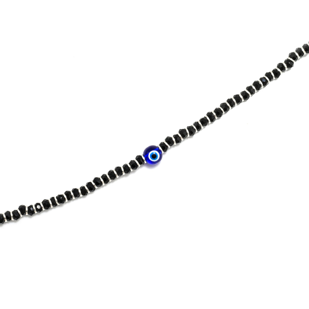 Elegant 22kt Gold Beaded Couple Bracelets – Black & Gold Design